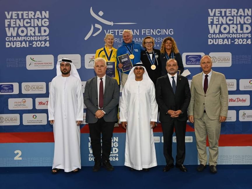 International Fencing Federation commends UAE's efforts in organising Veteran Fencing World Championships 2024