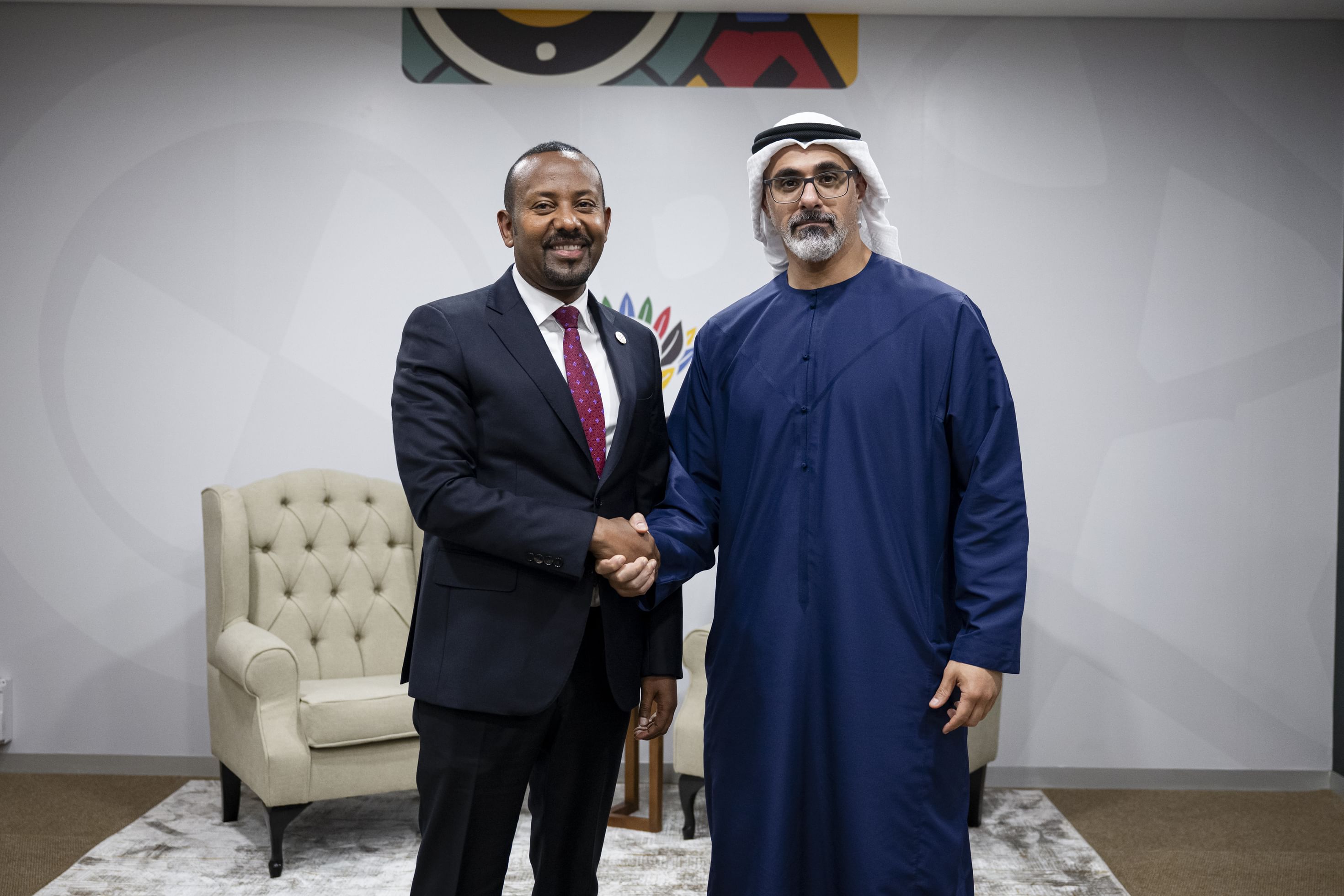Crown Prince of Abu Dhabi discusses enhancing bilateral cooperation with Prime Minister of Ethiopia at G20 Summit