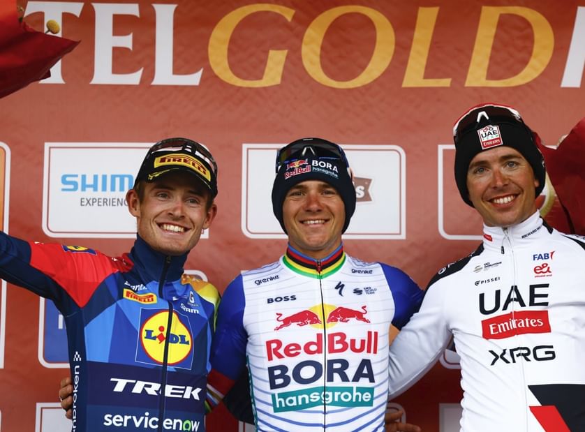 UAE Team Emirates rider secures podium at Amstel Gold Race