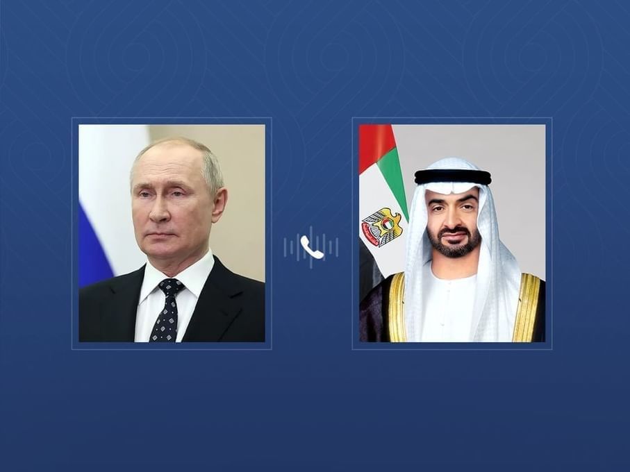UAE and Russian Presidents discuss ties and regional developments