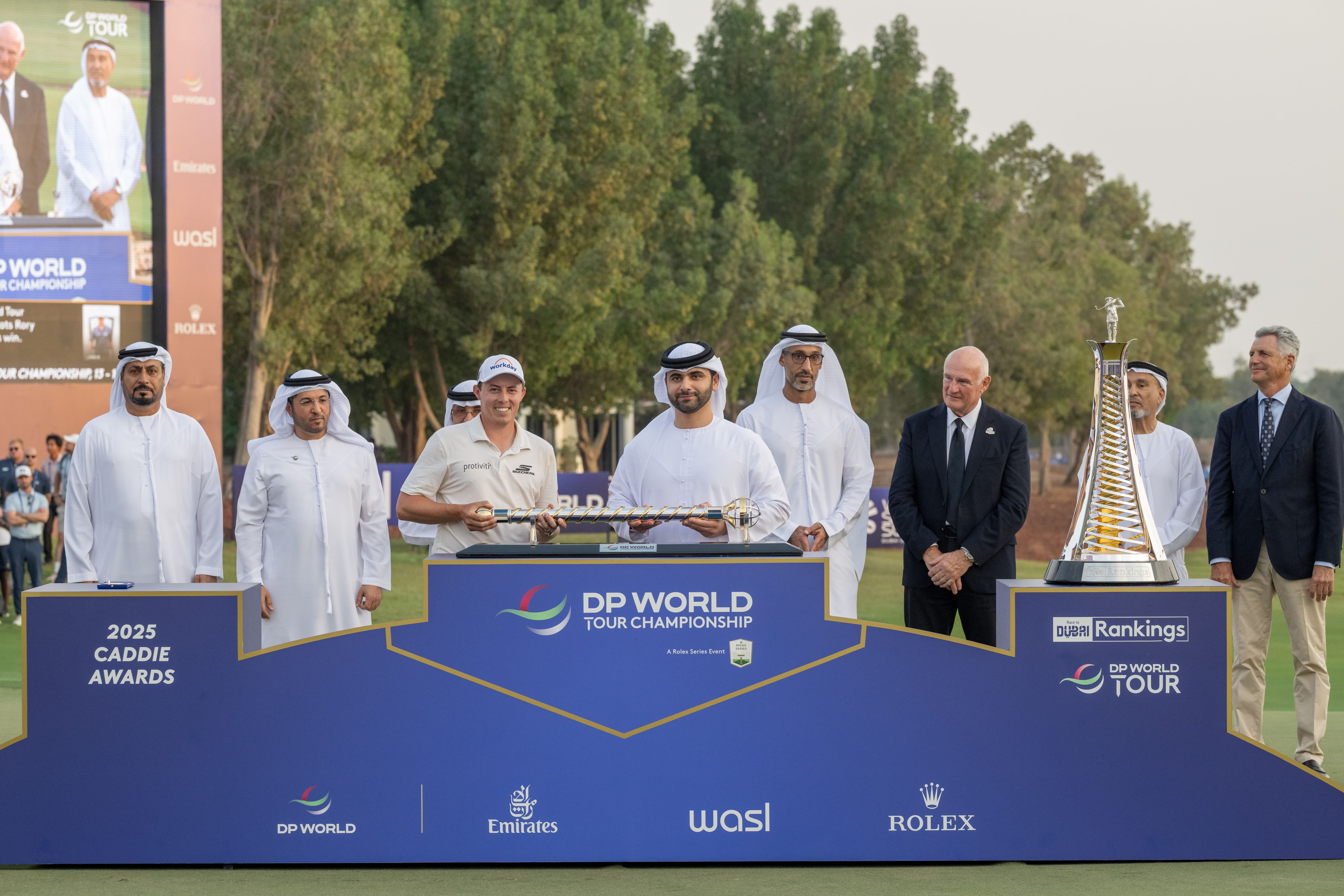 Mansoor bin Mohammed crowns Matt Fitzpatrick DP World Tour Championship winner as Rory McIlroy secures seventh Race to Dubai title