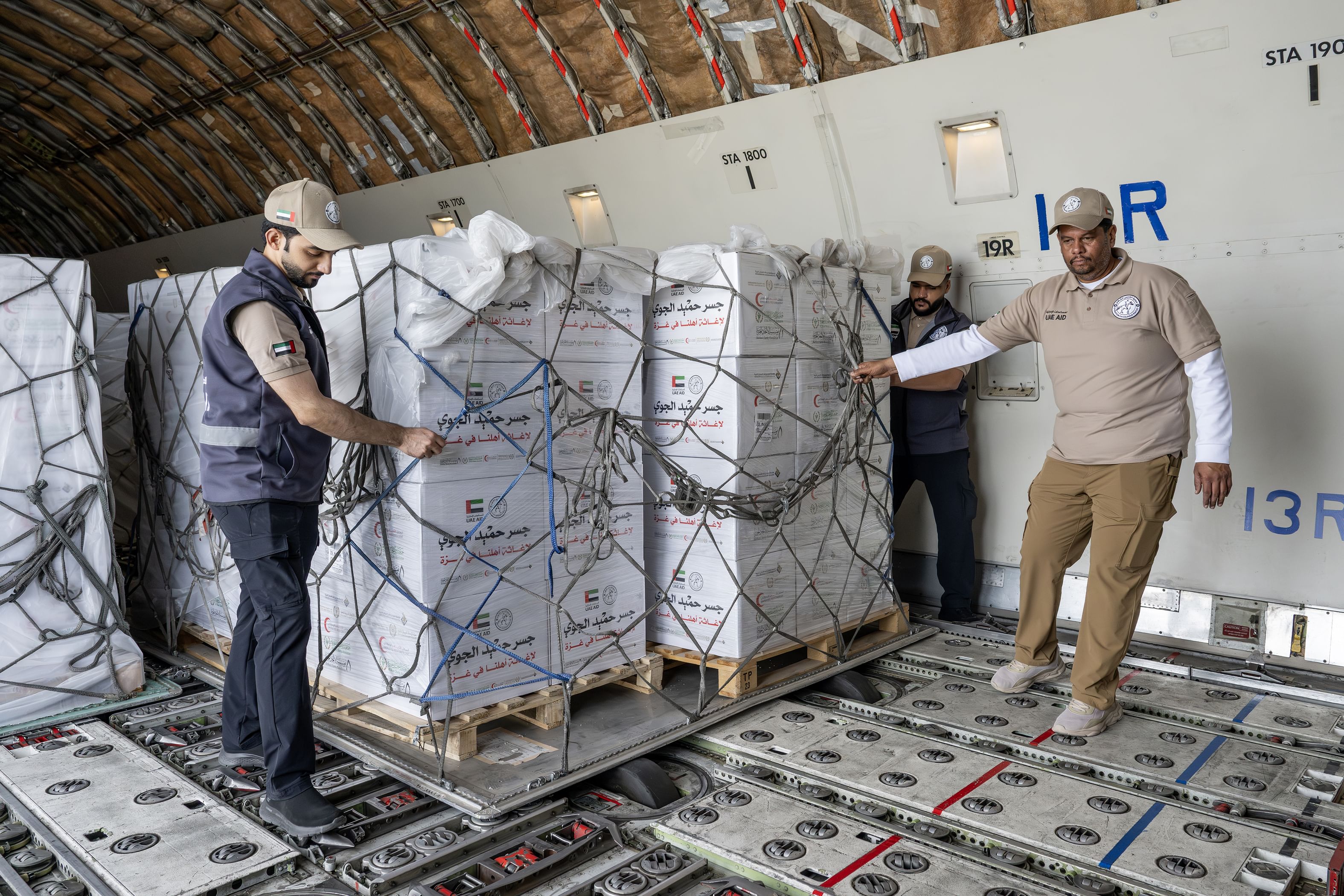 UAE sends 100 tonnes of food supplies to Gaza under Humaid Air Bridge, Operation Chivalrous Knight 3