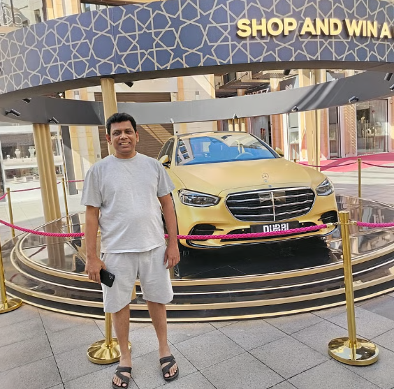 How investing in Dh15,000 gold biscuit led to gold Mercedes win for Sri Lankan expat