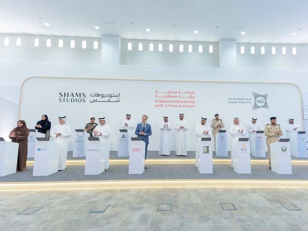 Sultan bin Ahmed attends signing of SHAMS partnership agreements