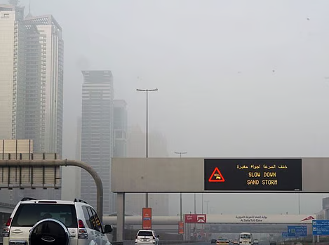 Dust storms and 47°C heat, chance of rainfall 