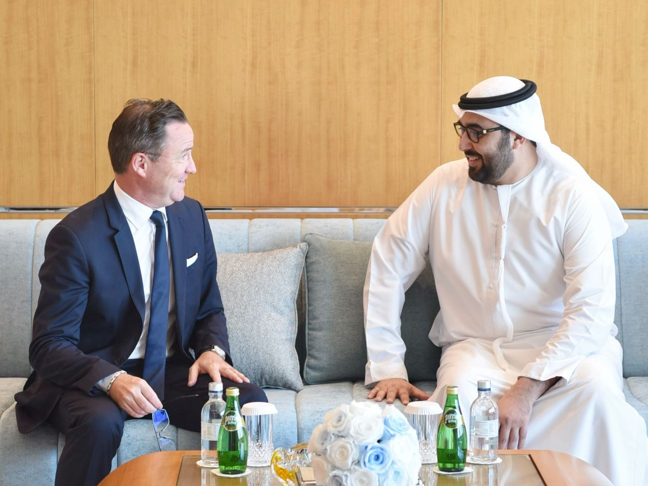 UAQ Crown Prince receives Belgian Ambassador