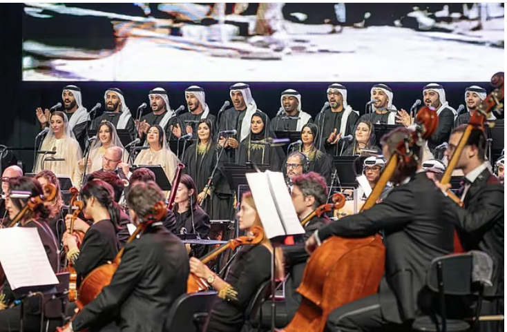 Honouring those who protect the UAE - through music