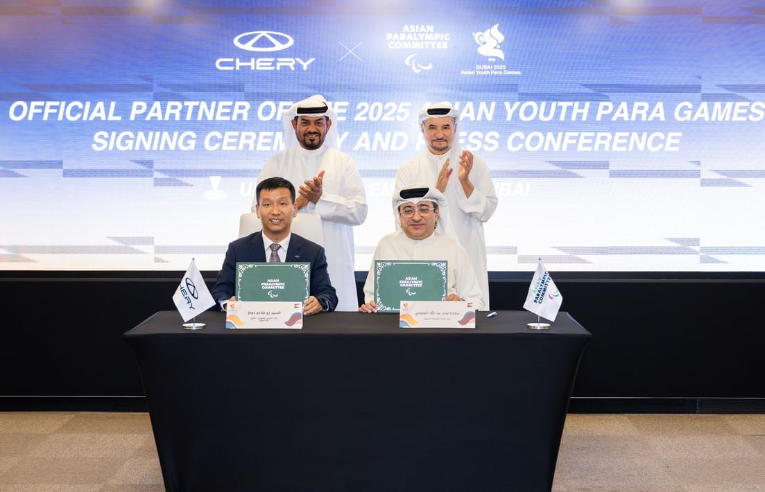APC partners with Chery International for Dubai 2025 Asian Youth Para Games