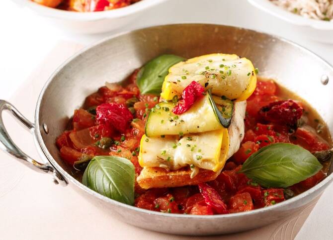 Ramadan recipes: Roasted seabass in a delicious tomato sauce