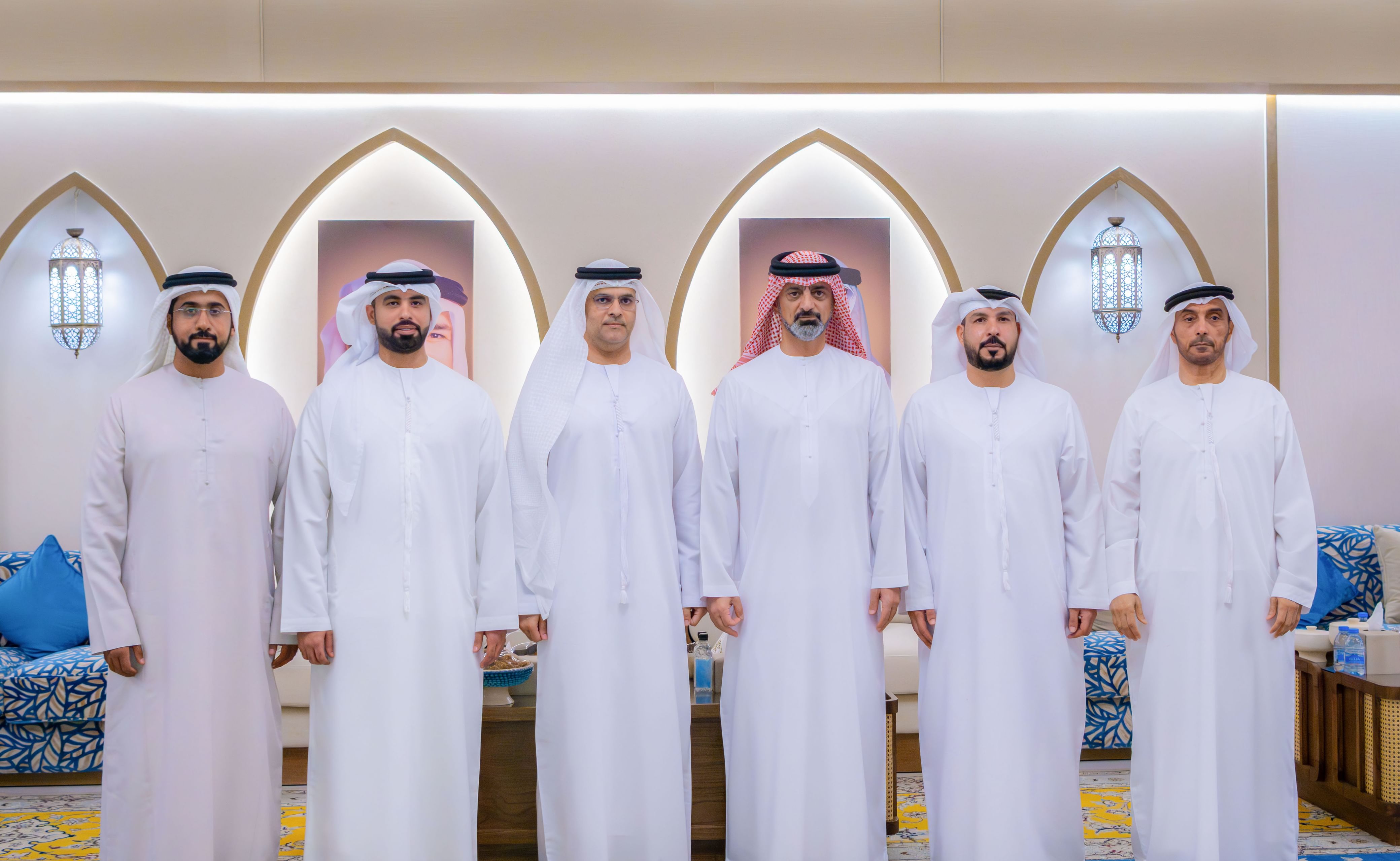 Ammar bin Humaid receives 'Operation Chivalrous Knight 3' delegation, reviews preparations for 'Humaid Air Bridge'