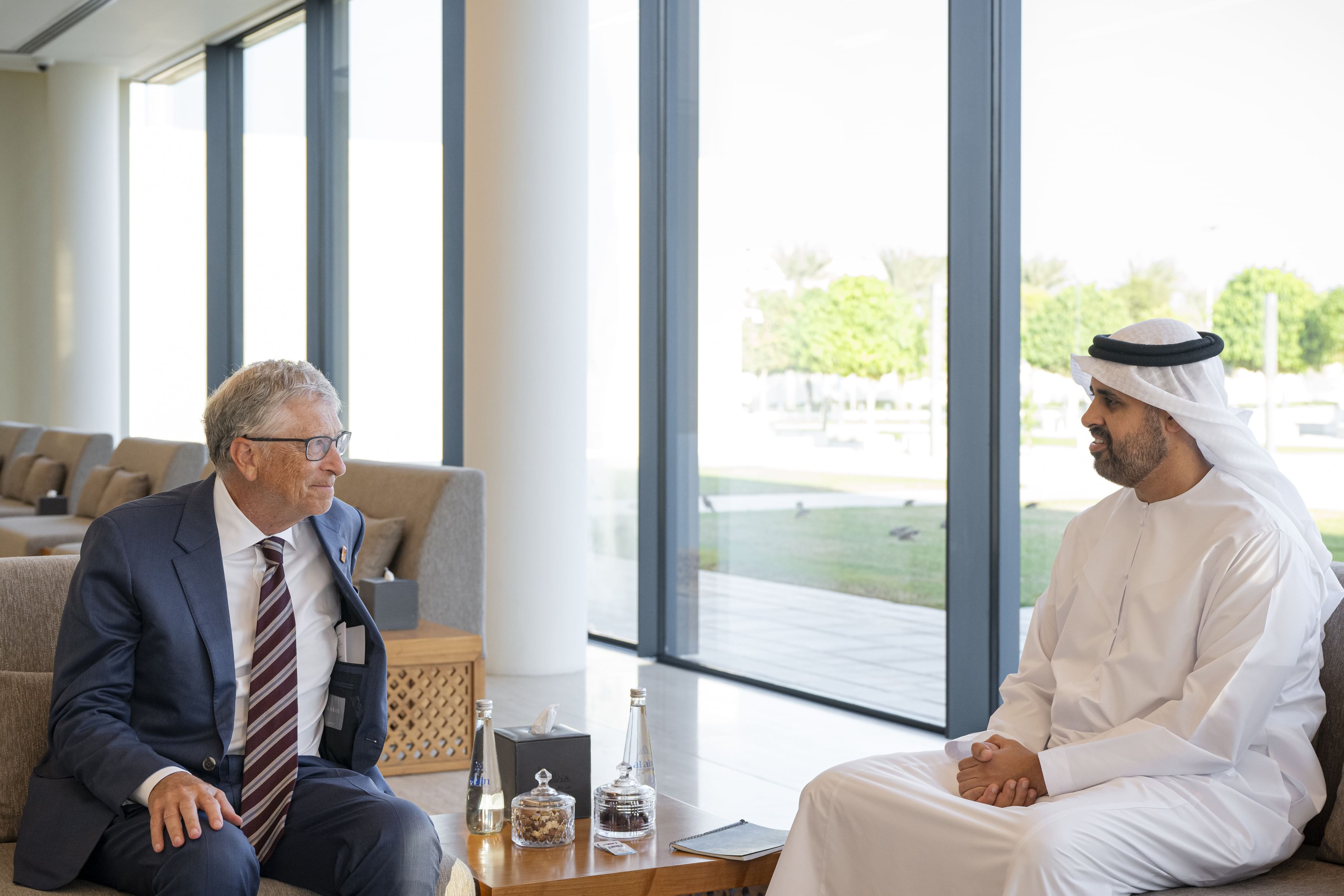 Theyab bin Mohamed bin Zayed, Bill Gates discuss accelerating global development 