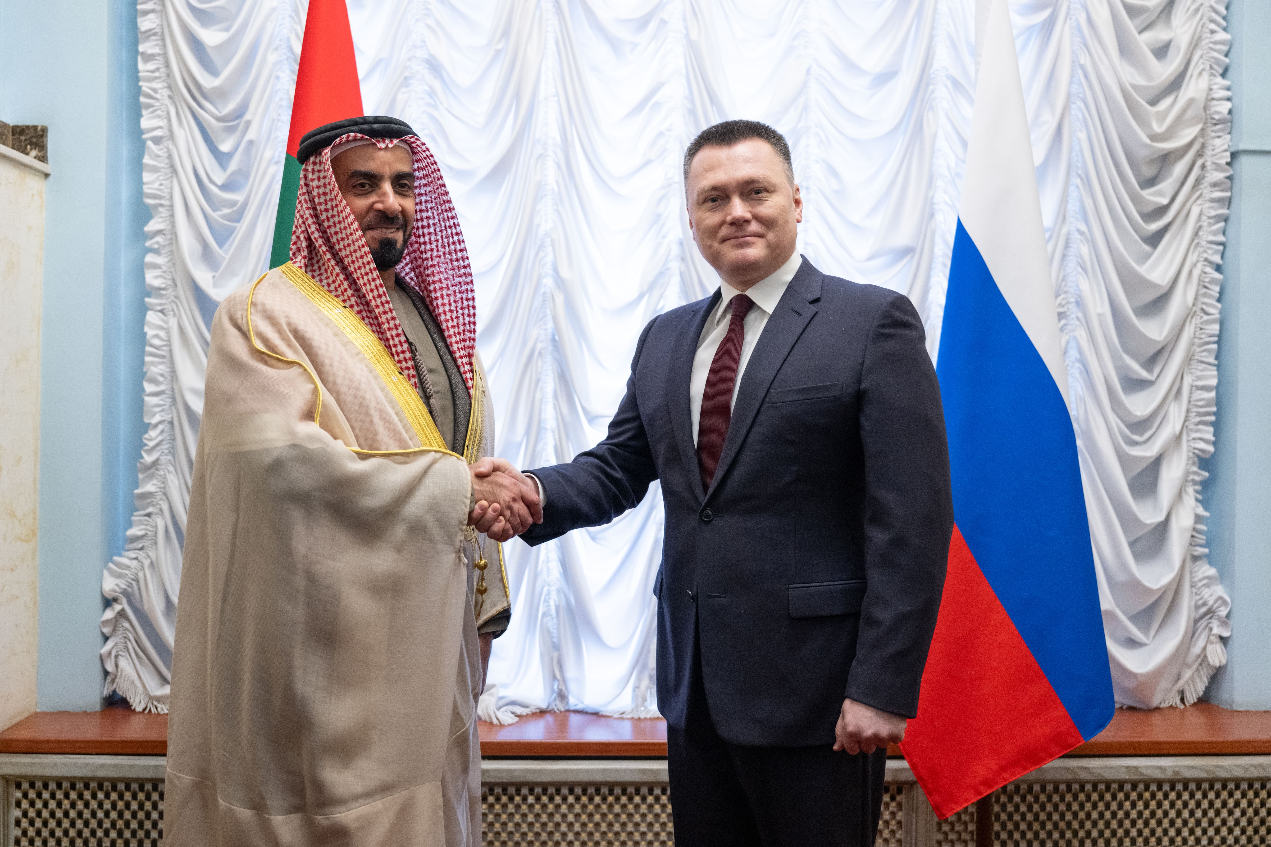 Saif bin Zayed meets Russian Prosecutor General in Moscow