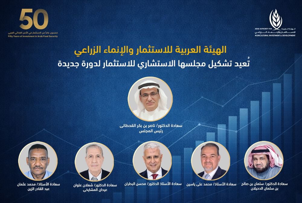 Arab Authority for Agricultural Investment and Development reconstitutes Investment Advisory Council
