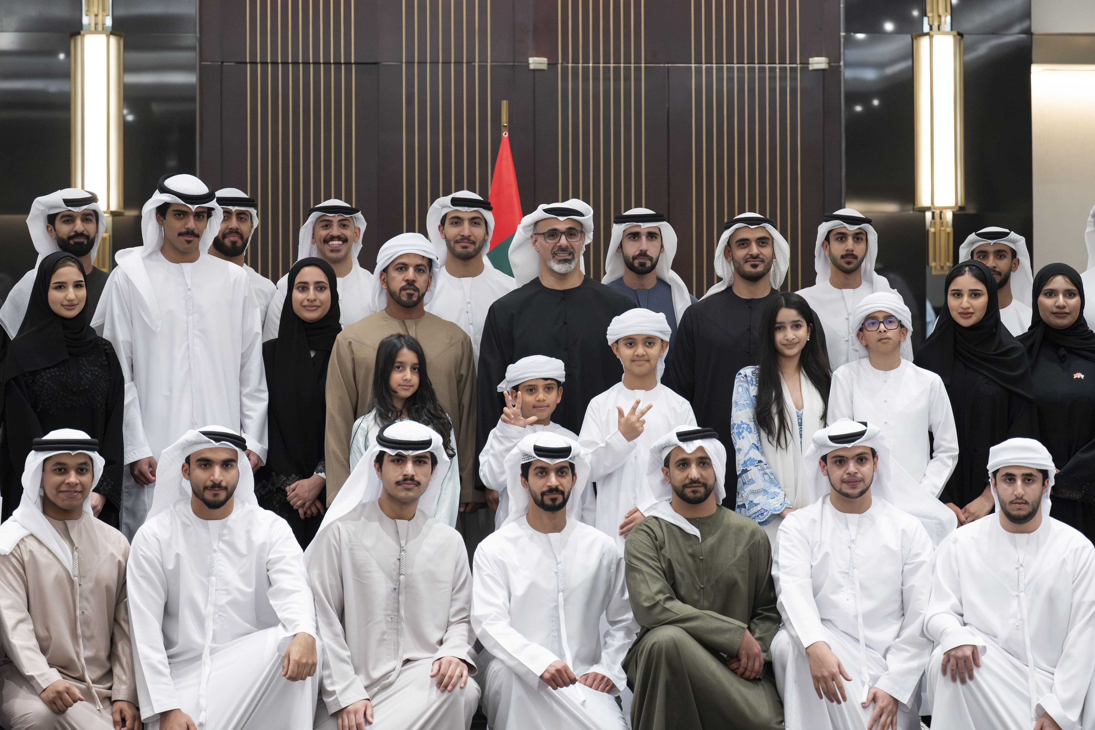 Crown Prince of Abu Dhabi meets UAE Nationals studying in Beijing