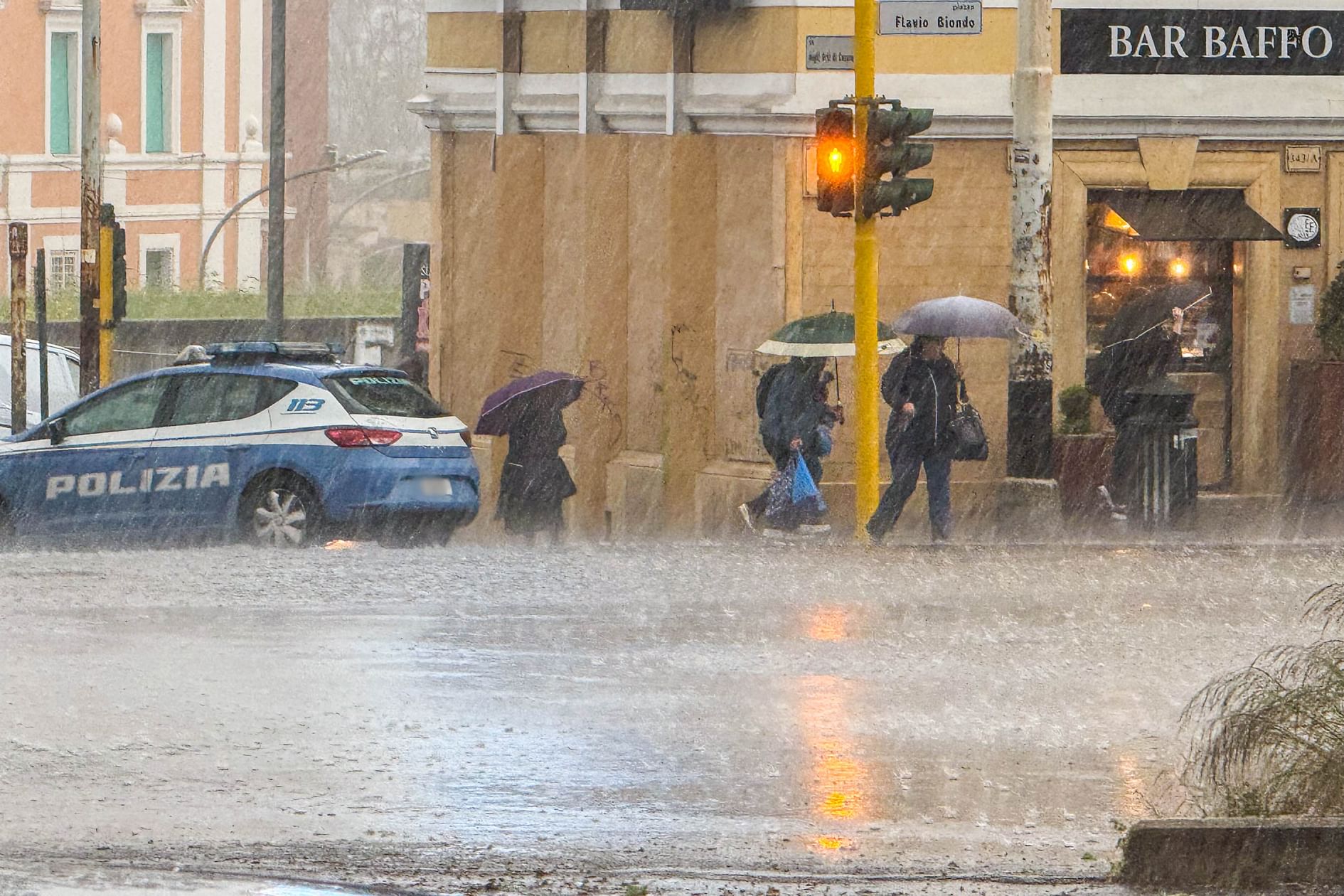 Flooding, traffic disruptions hit Rome after tornado