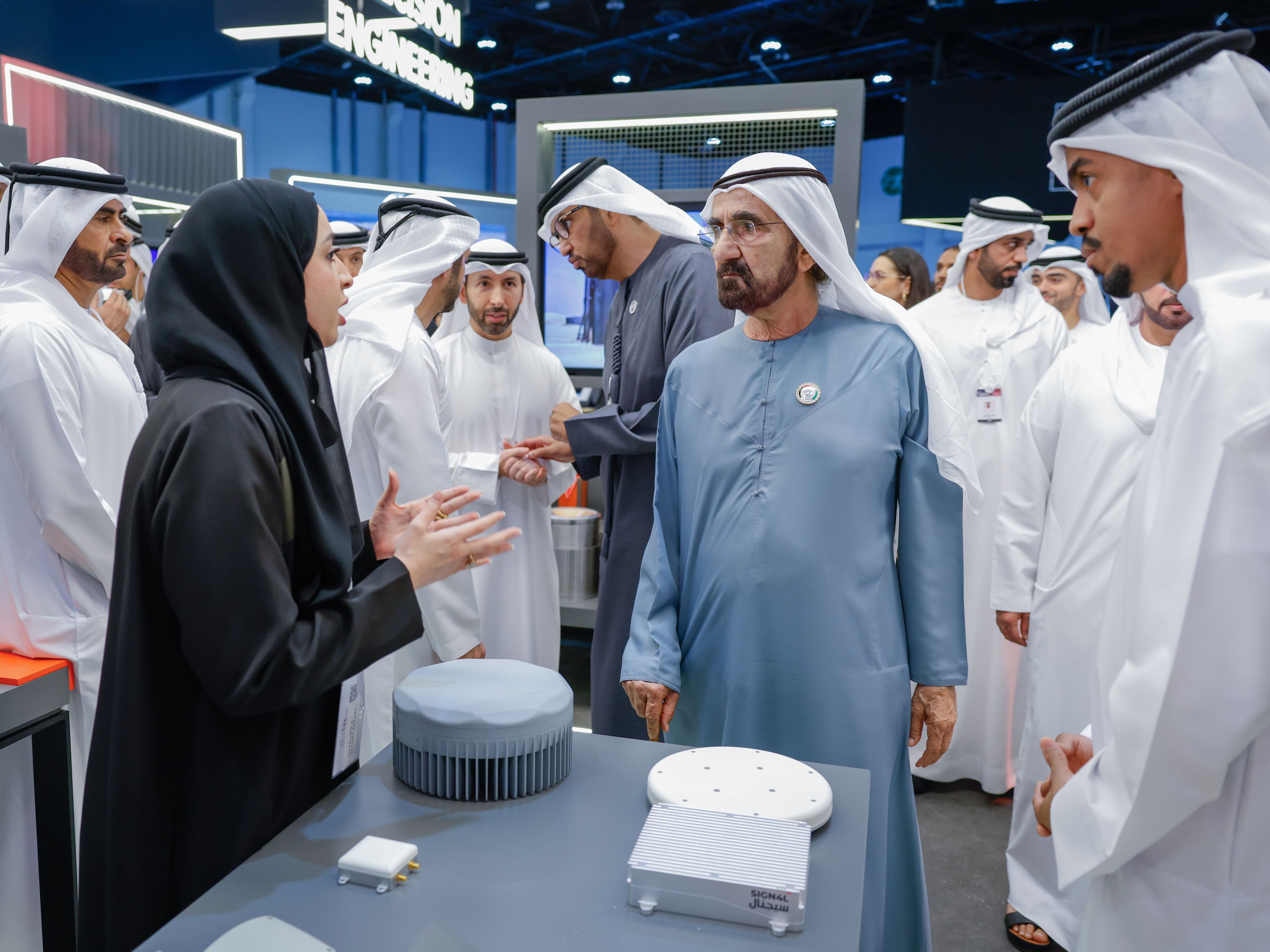 Mohammed bin Rashid visits ‘Make it in The Emirates’ exhibition in Abu Dhabi