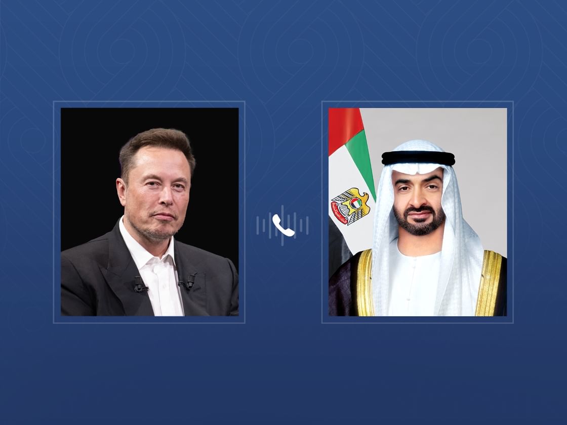 UAE President receives phone call from Elon Musk