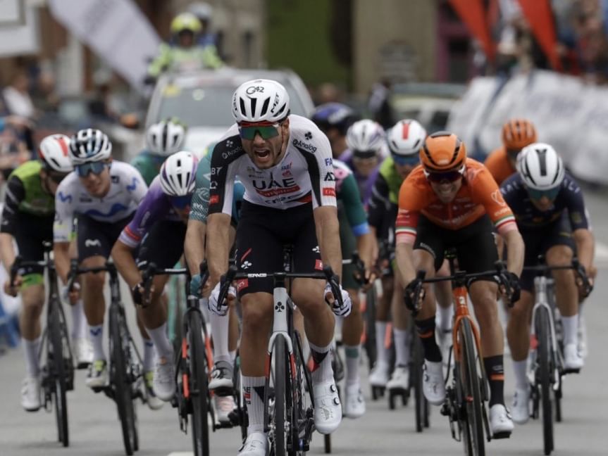 UAE Team Emirates-XRG’s Baroncini takes 2nd place at Vuelta Asturias
