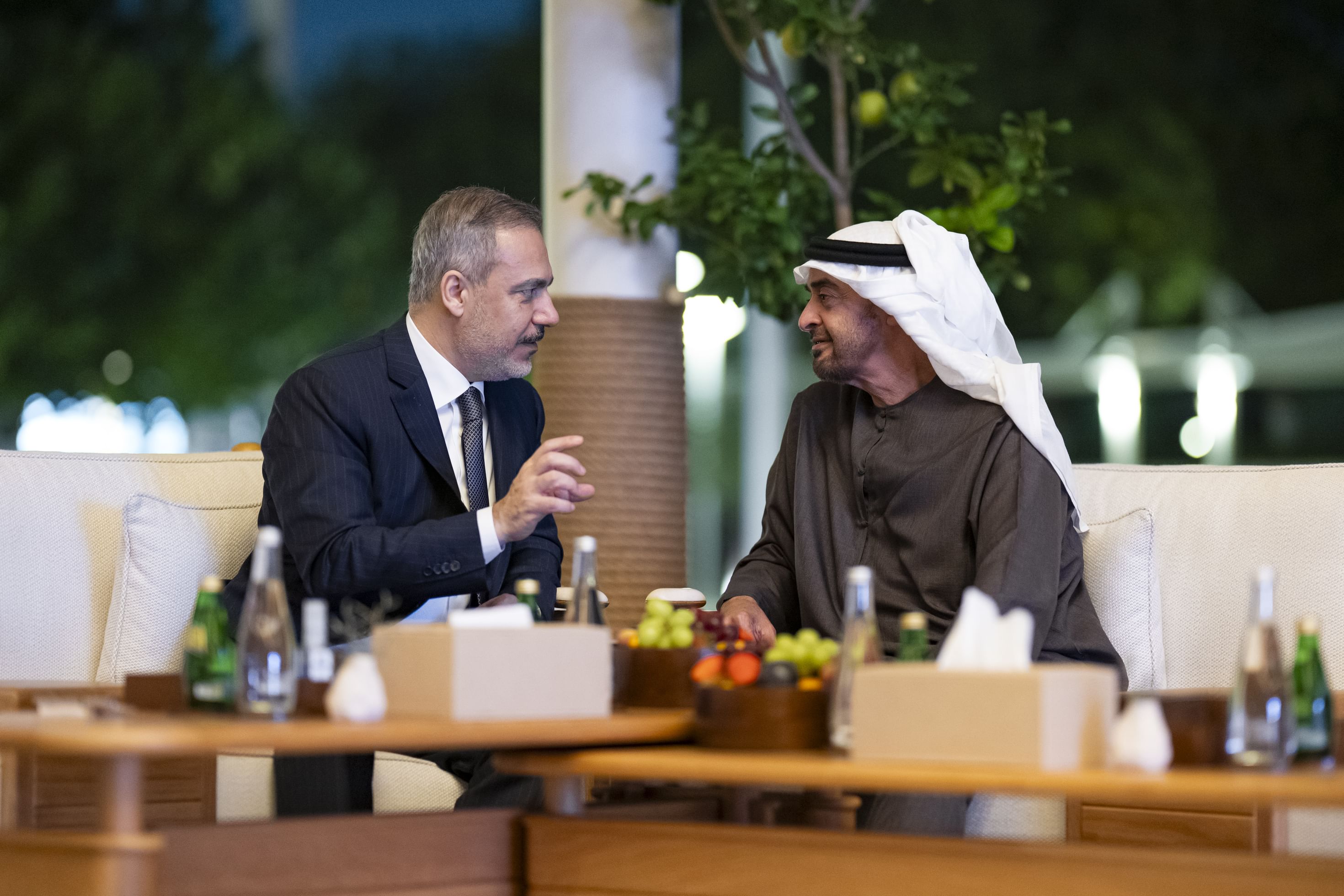 UAE President and Turkish FM discuss bilateral relations and regional developments