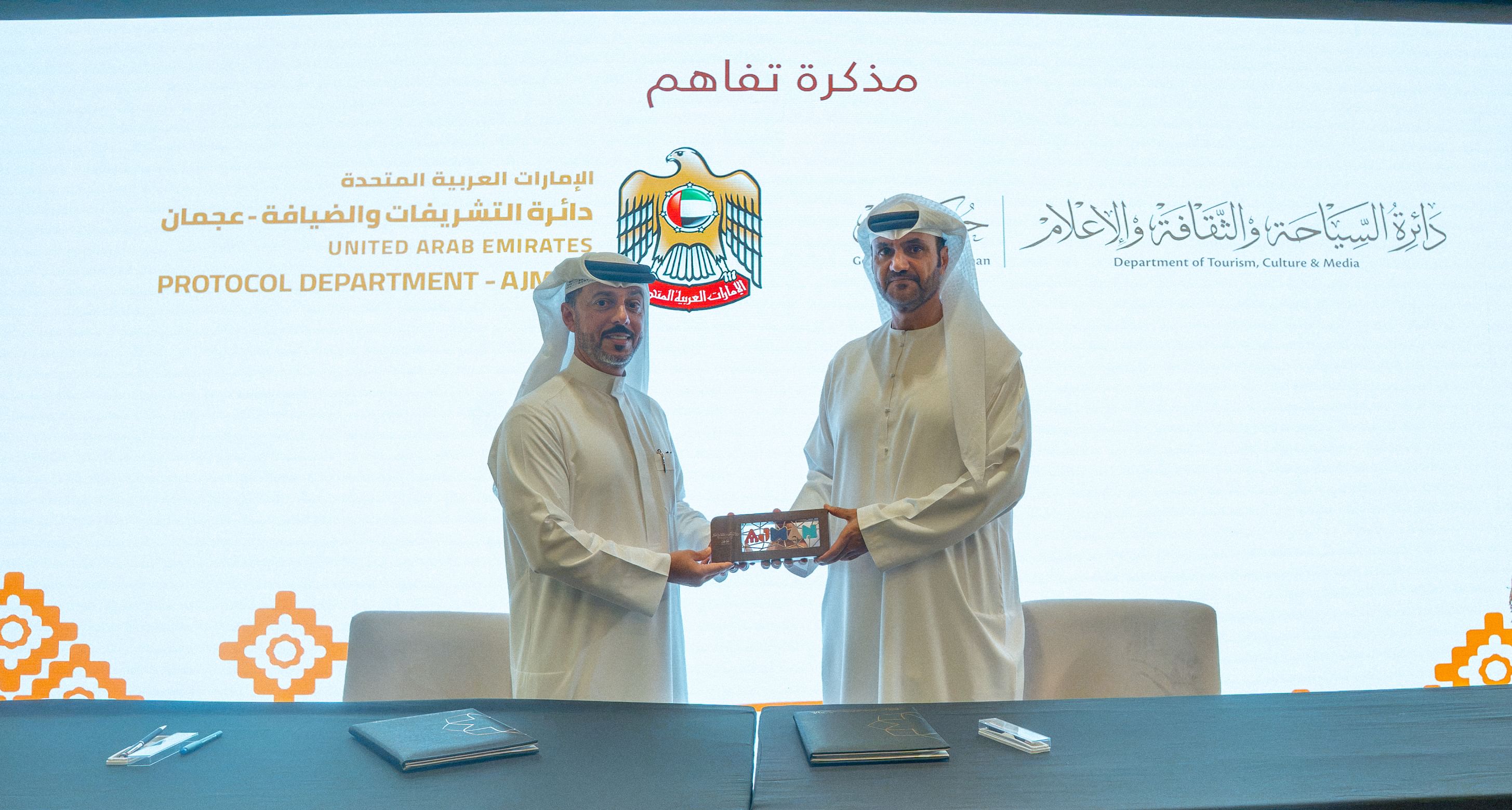 Ajman’s Department of Tourism, Culture and Media, Protocol Department partner to strengthen emirate's cultural identity