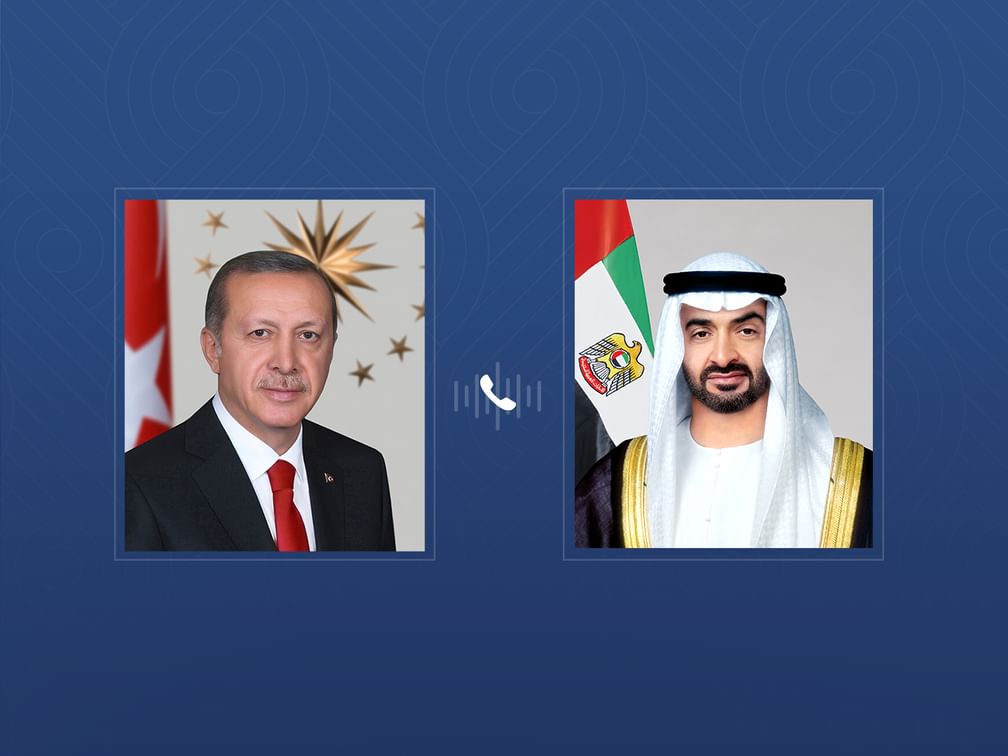 UAE and Turkish Presidents discuss bilateral cooperation and regional developments