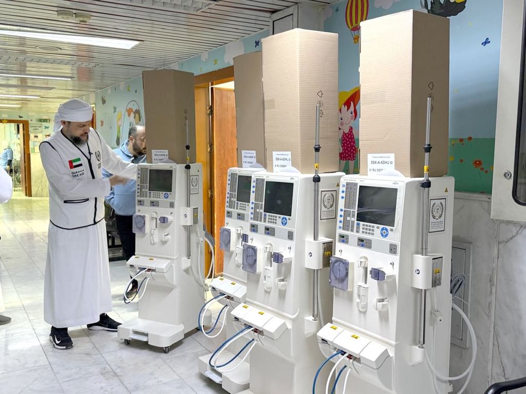 International Charity Organisation provides 50 dialysis machines to Syria