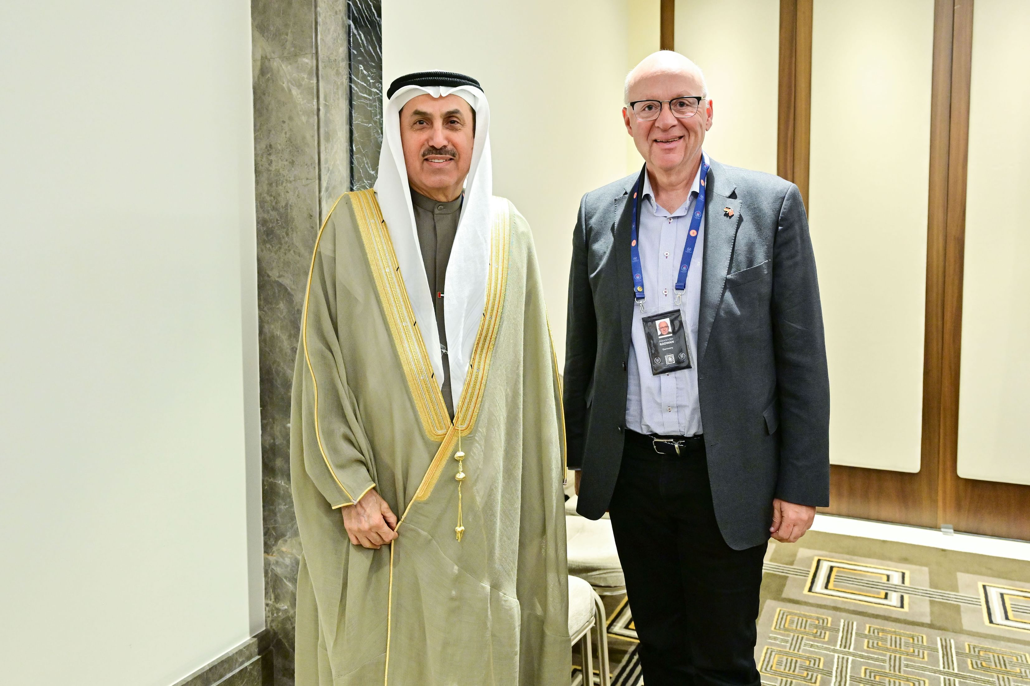 Saqr Ghobash, German MP discuss regional escalation, security impacts