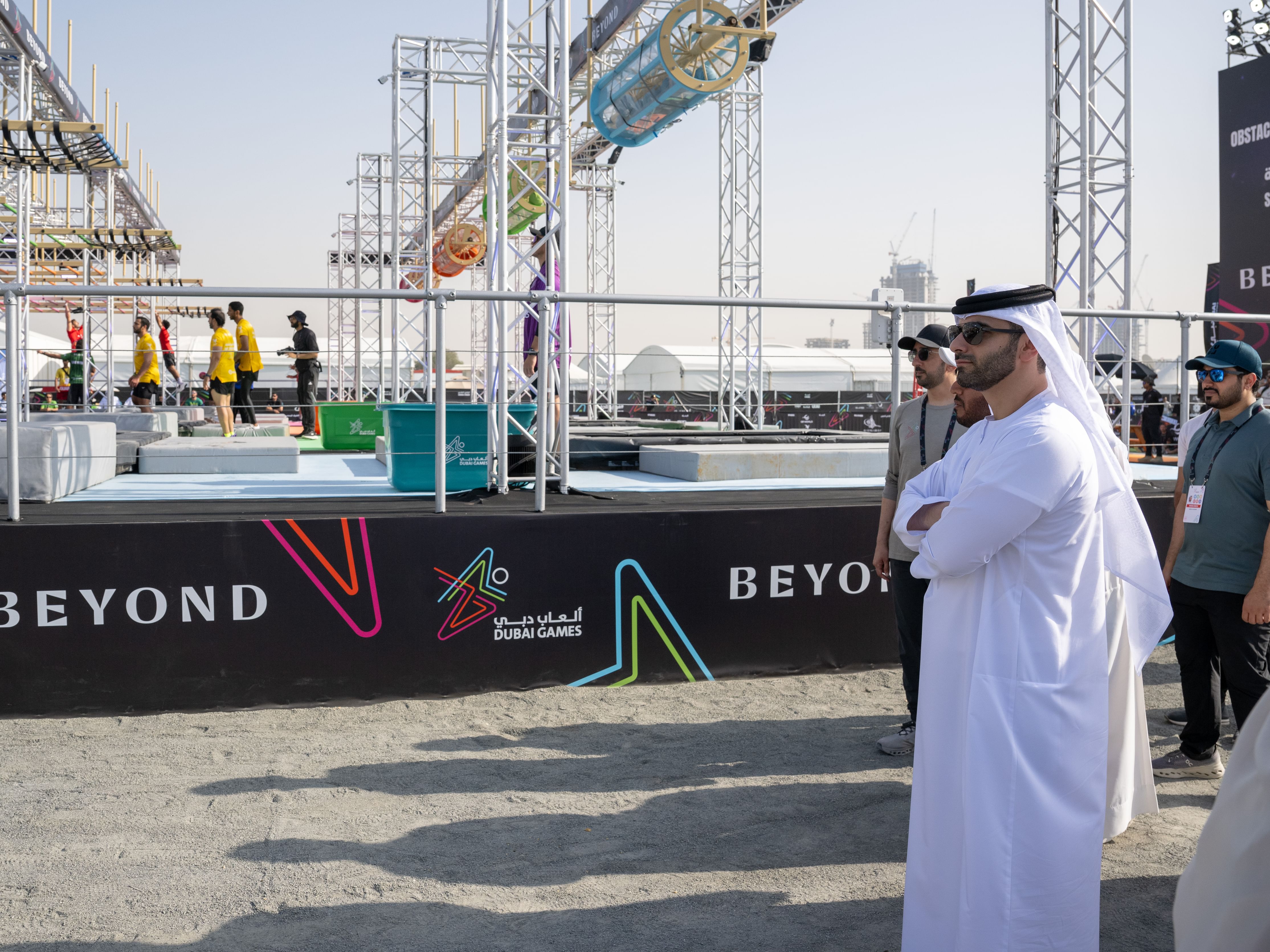 Mansoor bin Mohammed attends opening day of Dubai Games 2026