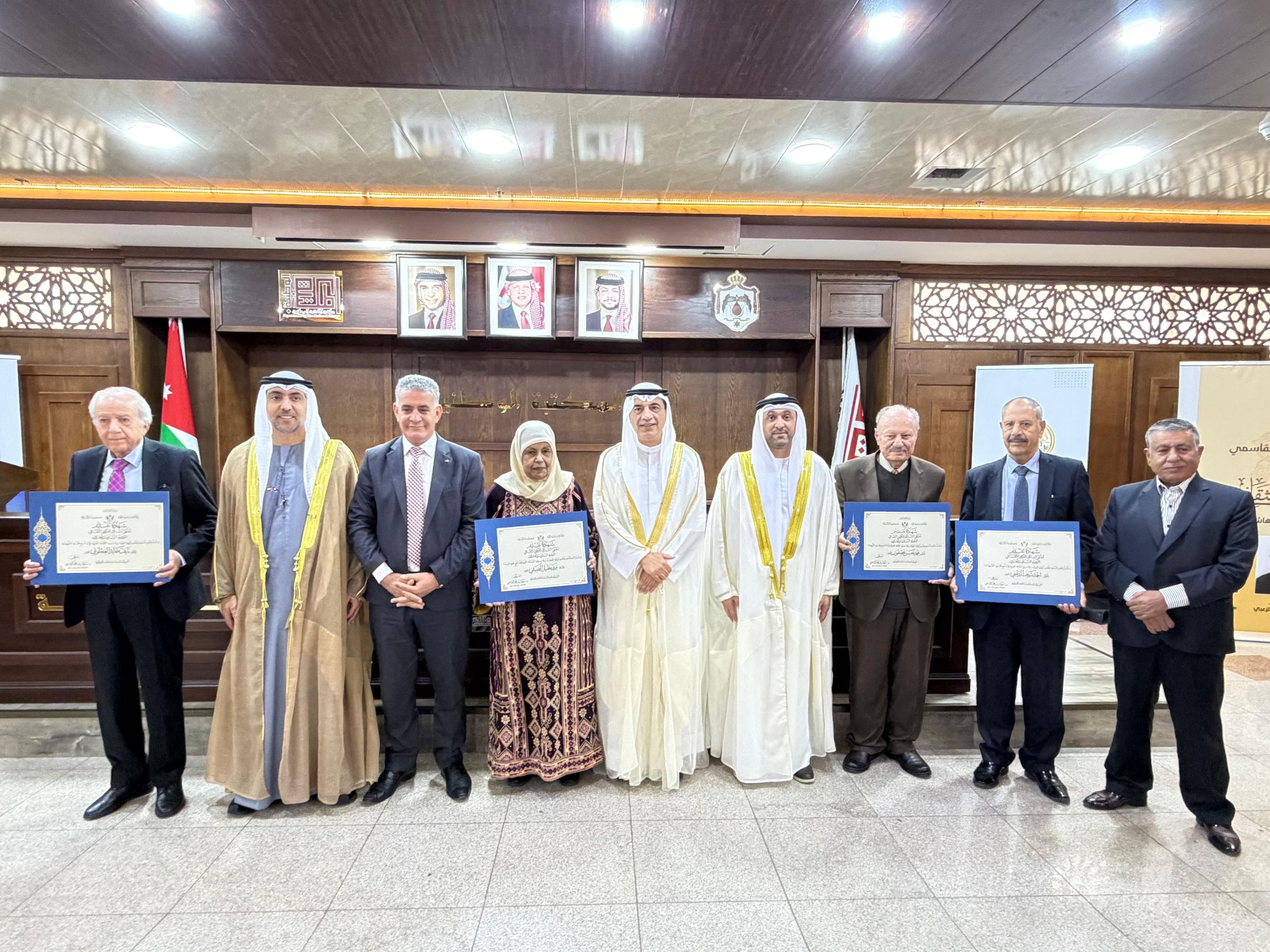 Sharjah honours group of Jordanian intellectuals