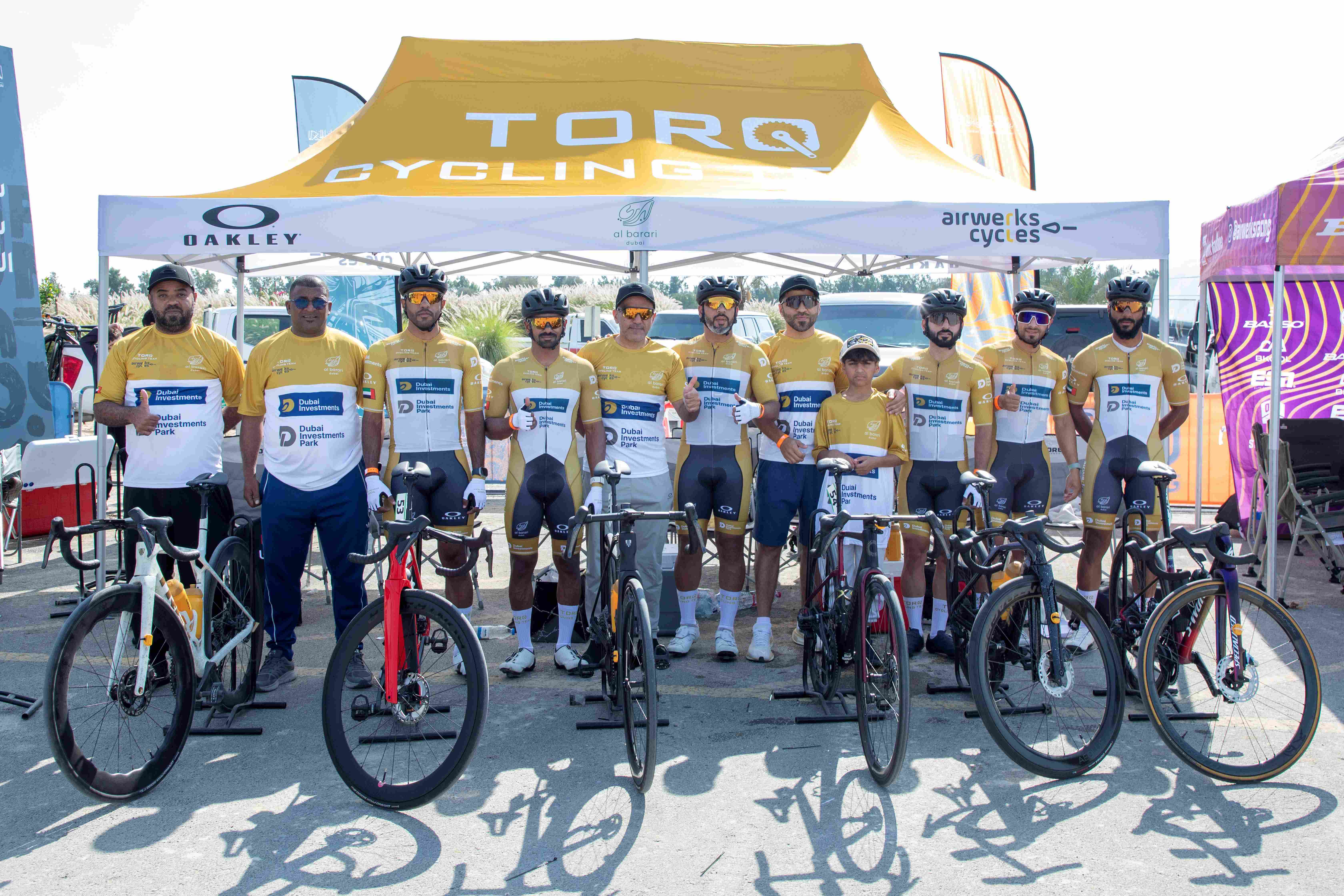 TORQ cycling team announces sponsorship by Dubai Investments and Dubai Investments Park