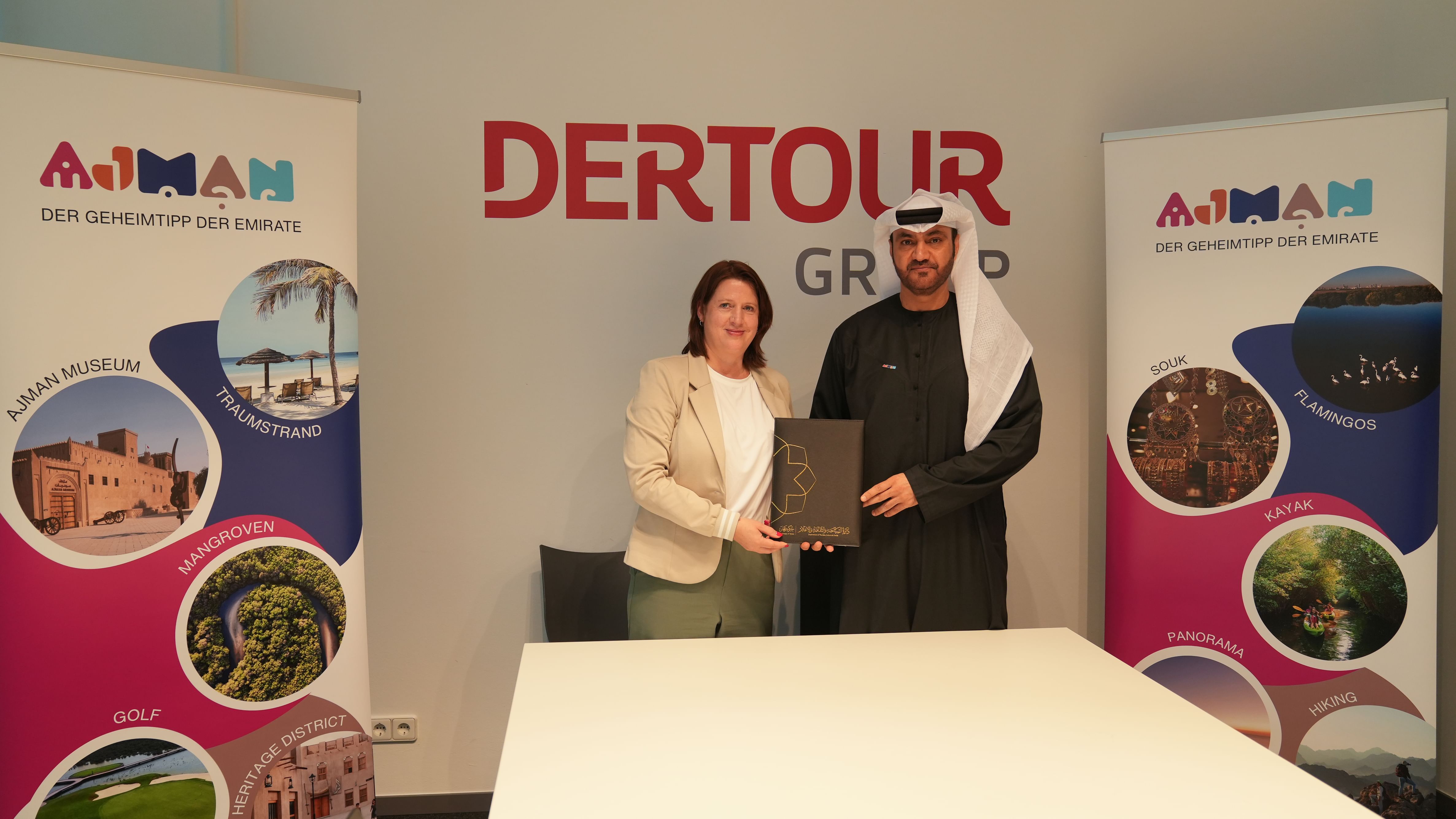 Ajman Tourism signs strategic partnership agreement with DERTOUR Group