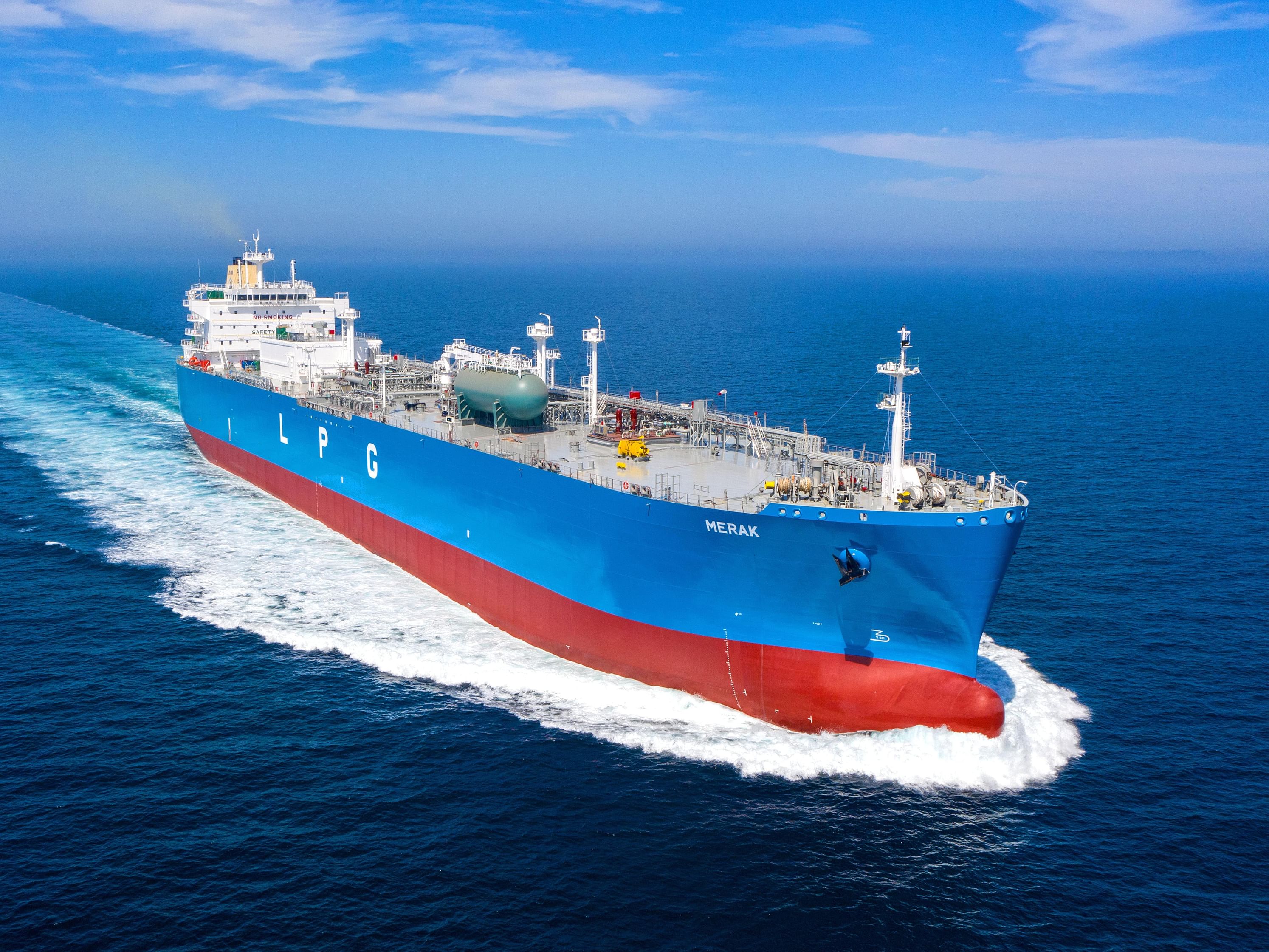 Al Seer Marine, BGN JV announce delivery of 3rd VLGC 'Merak'