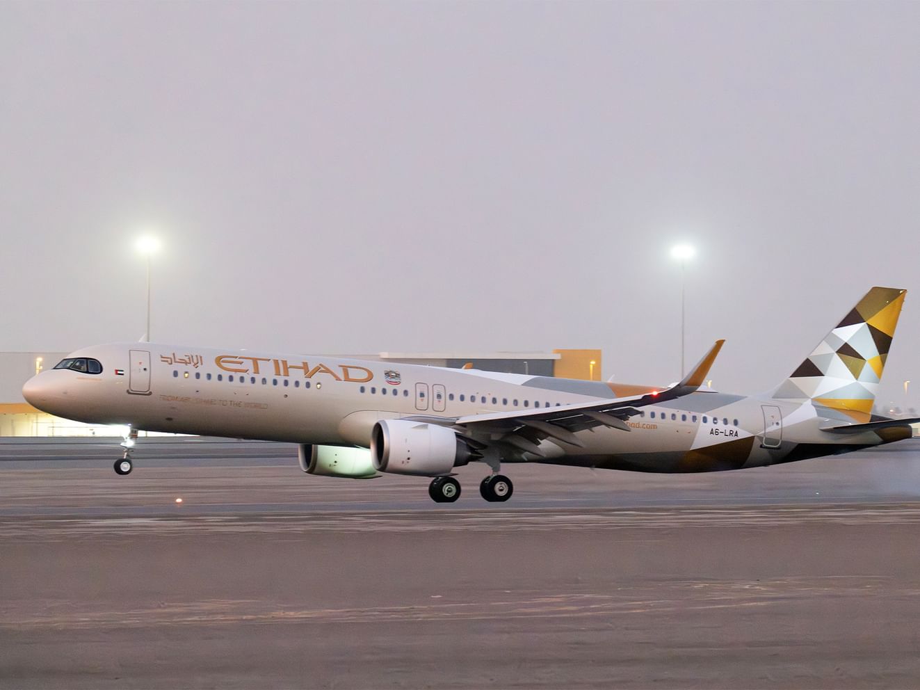 Etihad Airways' first Airbus A321LR to enter commercial service on August 1