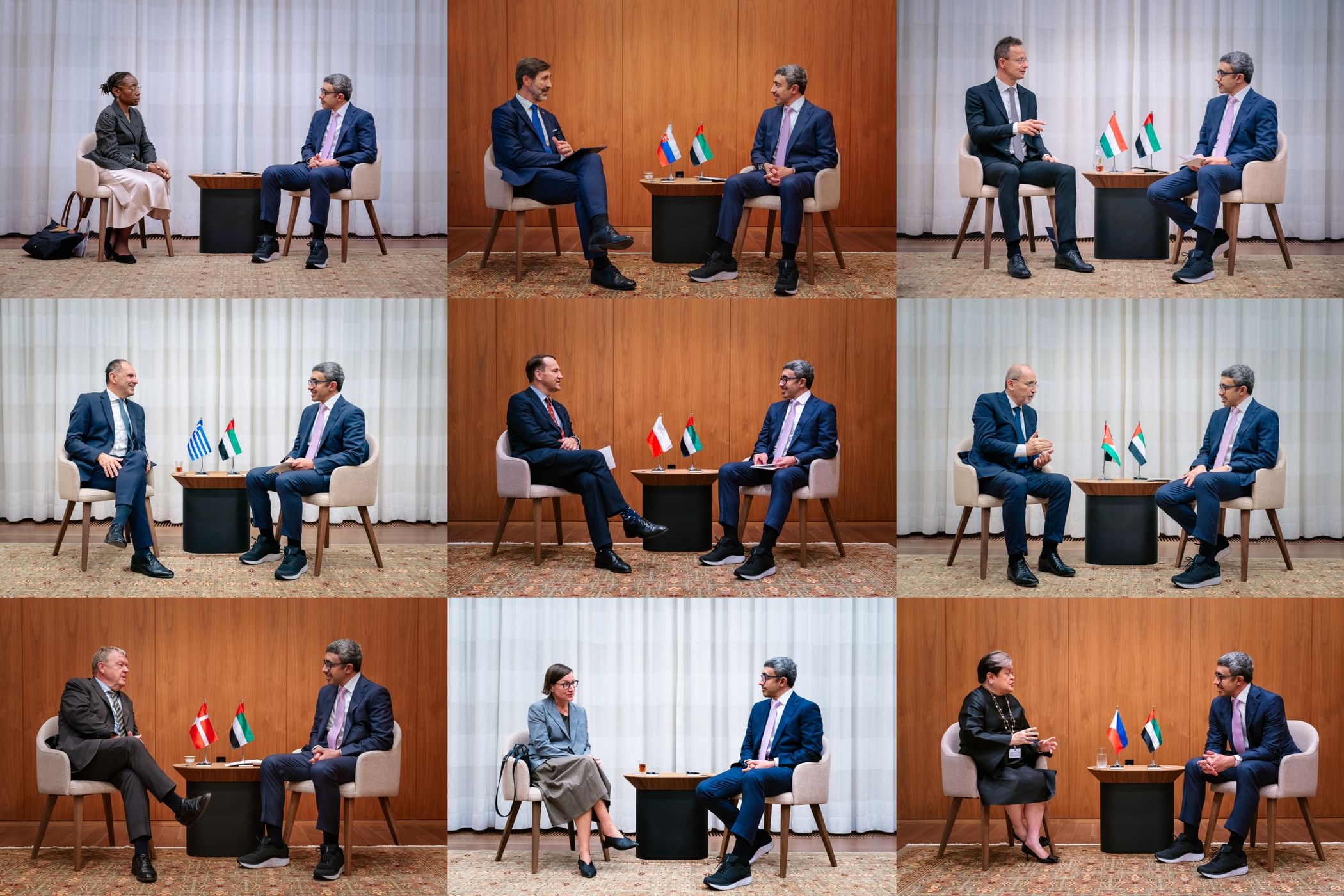 Abdullah bin Zayed meets foreign ministers, senior officials on UNGA80 sidelines