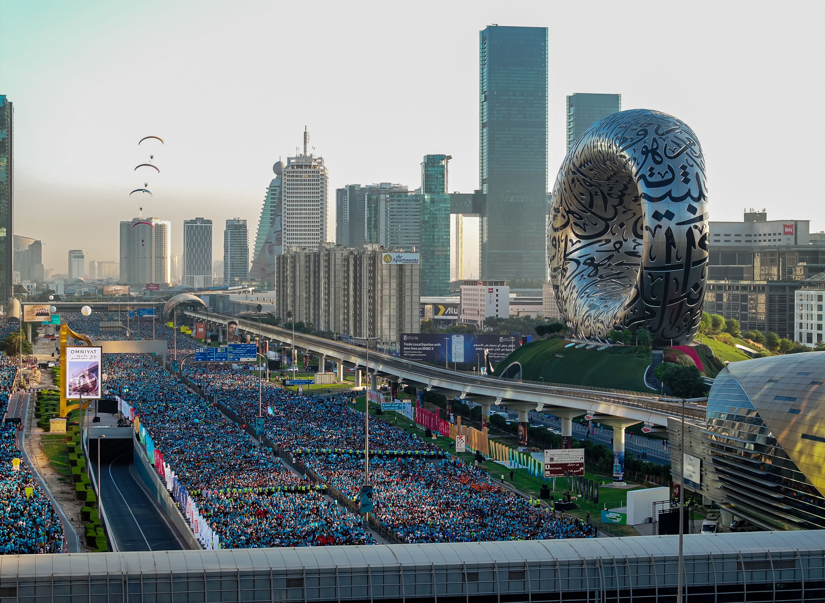 Over 300,000 athletes descend on Sheikh Zayed Road for Dubai Run 2025
