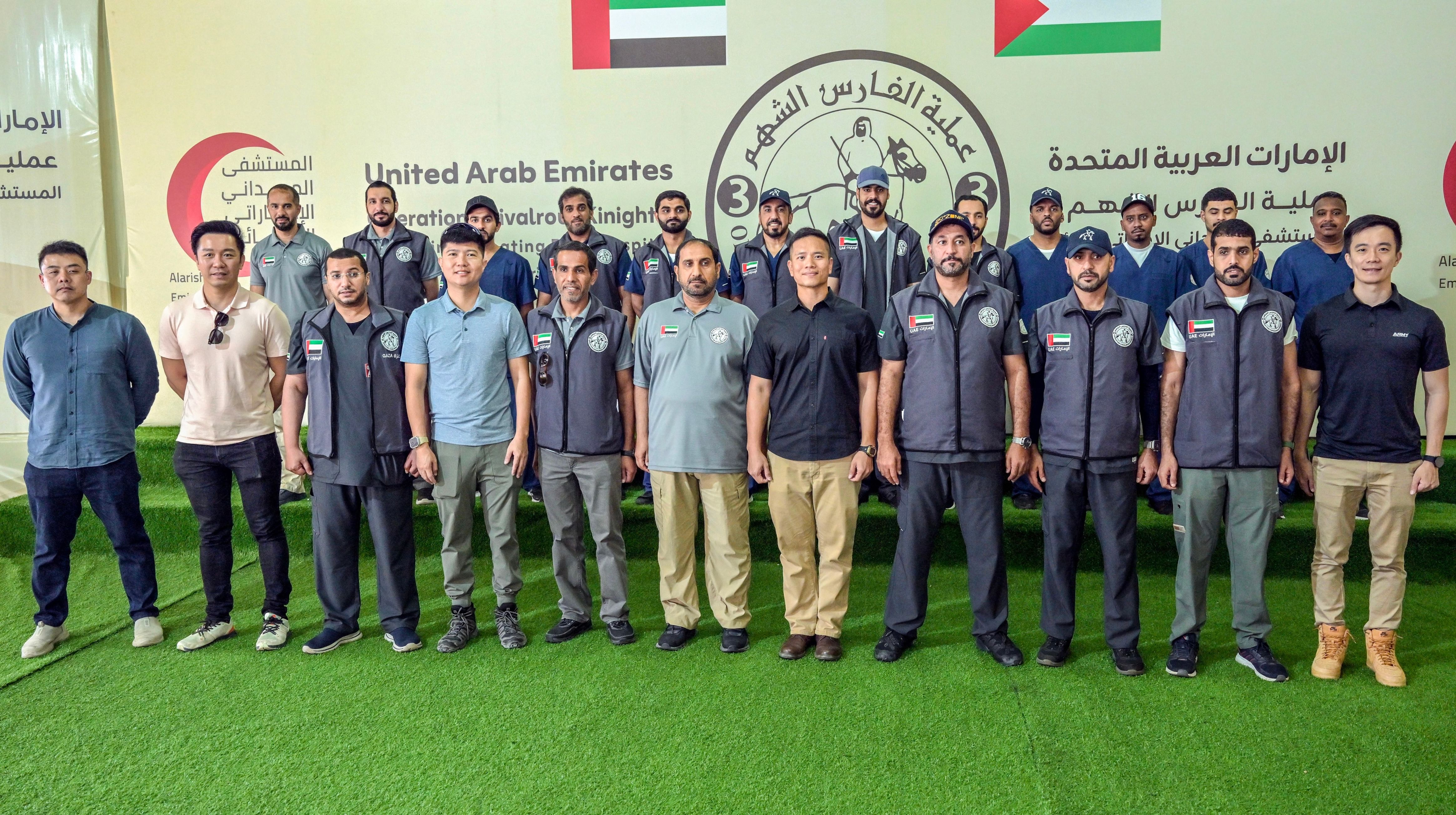 Singaporean delegation commends UAE Floating Hospital in Al-Arish