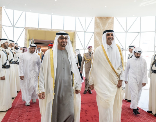 UAE President holds phone call with Emir of Qatar