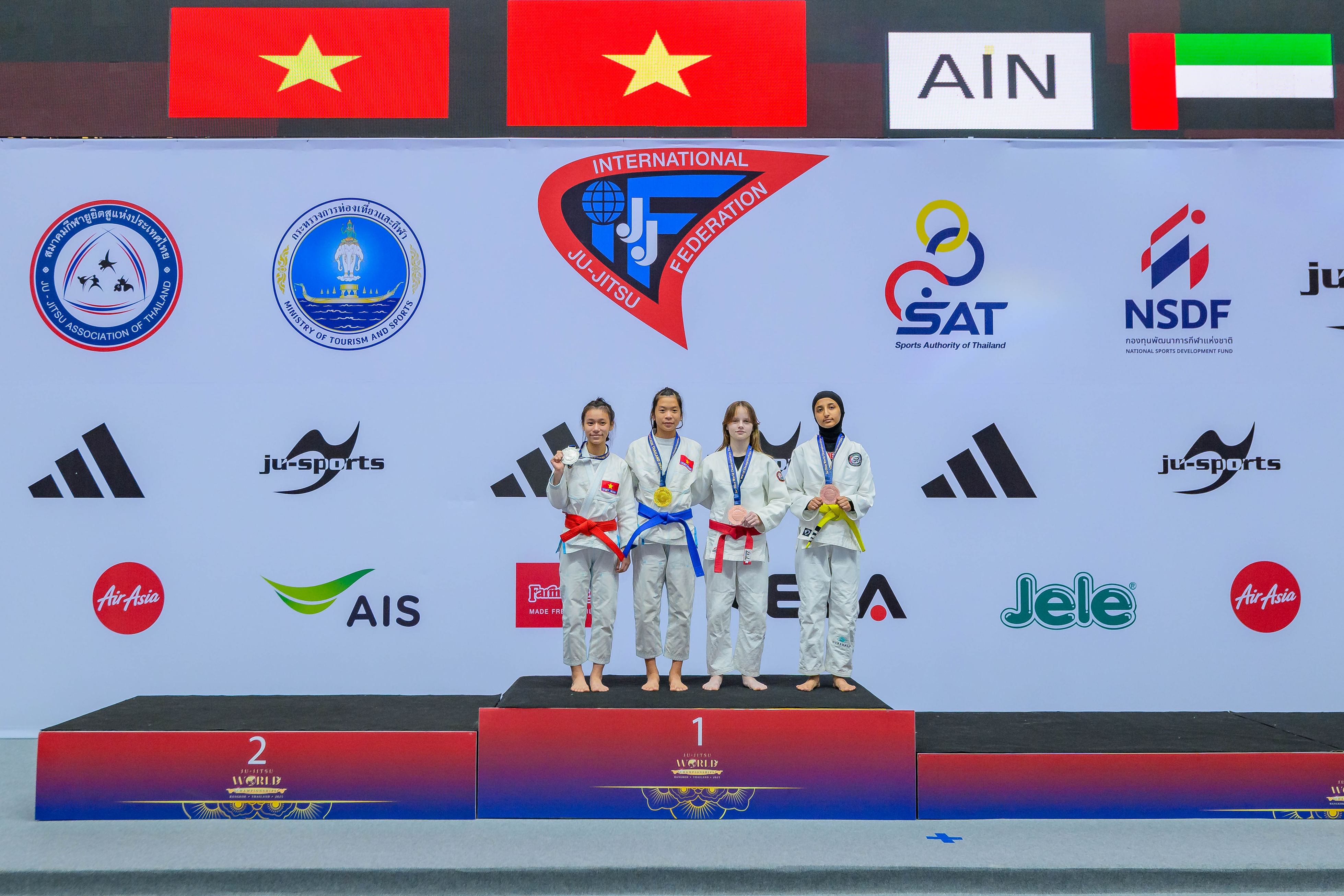 UAE national team raises medal tally to 11 at 2025 World Youth jiu-jitsu Championship in Thailand