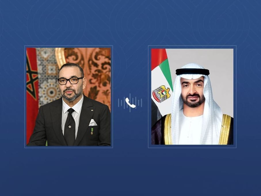 UAE President and King of Morocco discuss fraternal relations and regional developments in phone call
