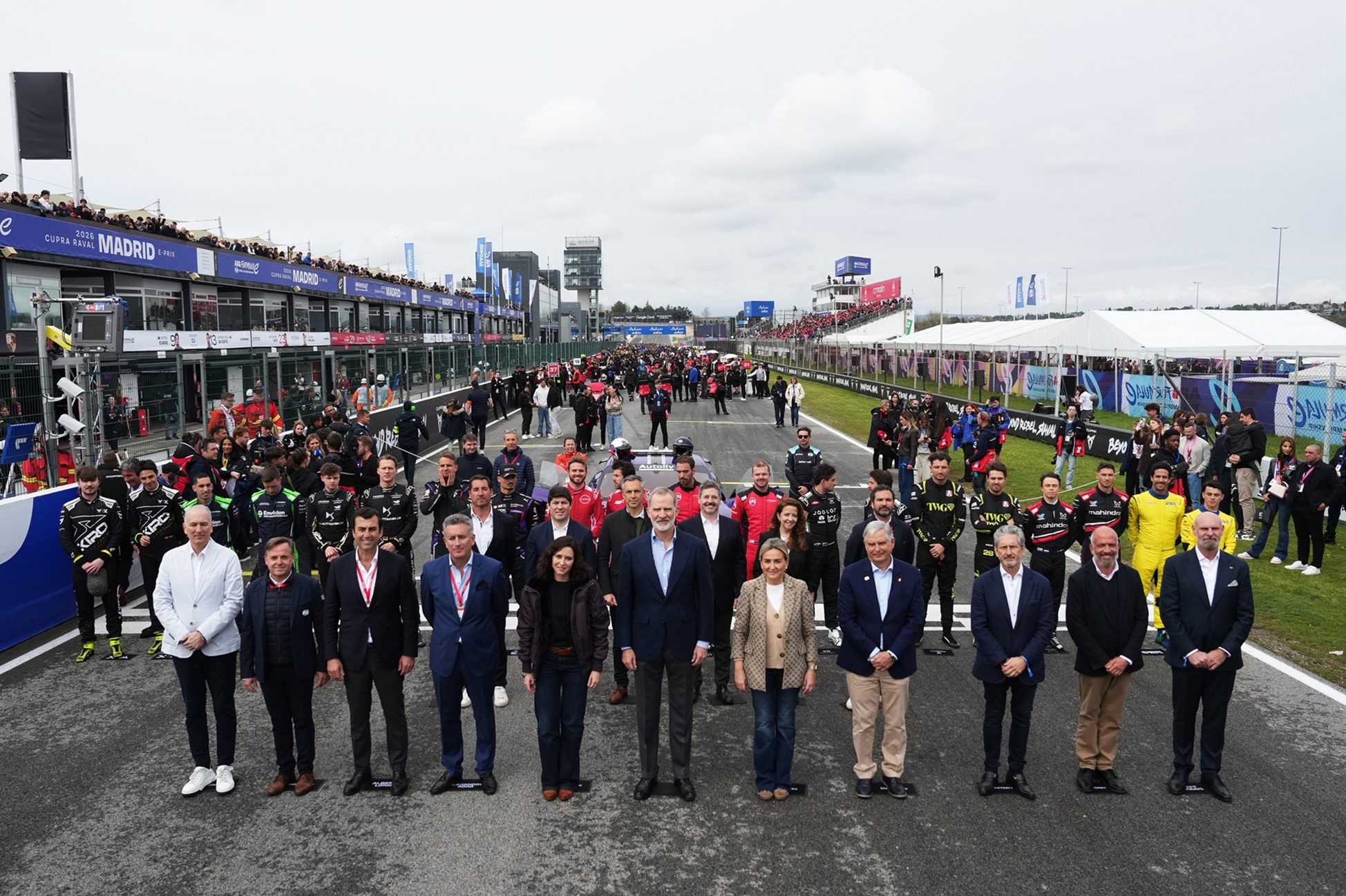 ABB FIA Formula E in Madrid hosts a royal visit at inaugural race