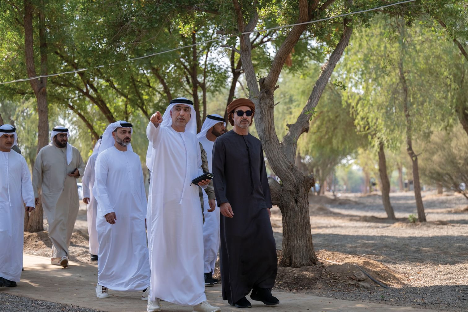 Hazza bin Zayed tours Al Ain Region to review key community facilities, development projects