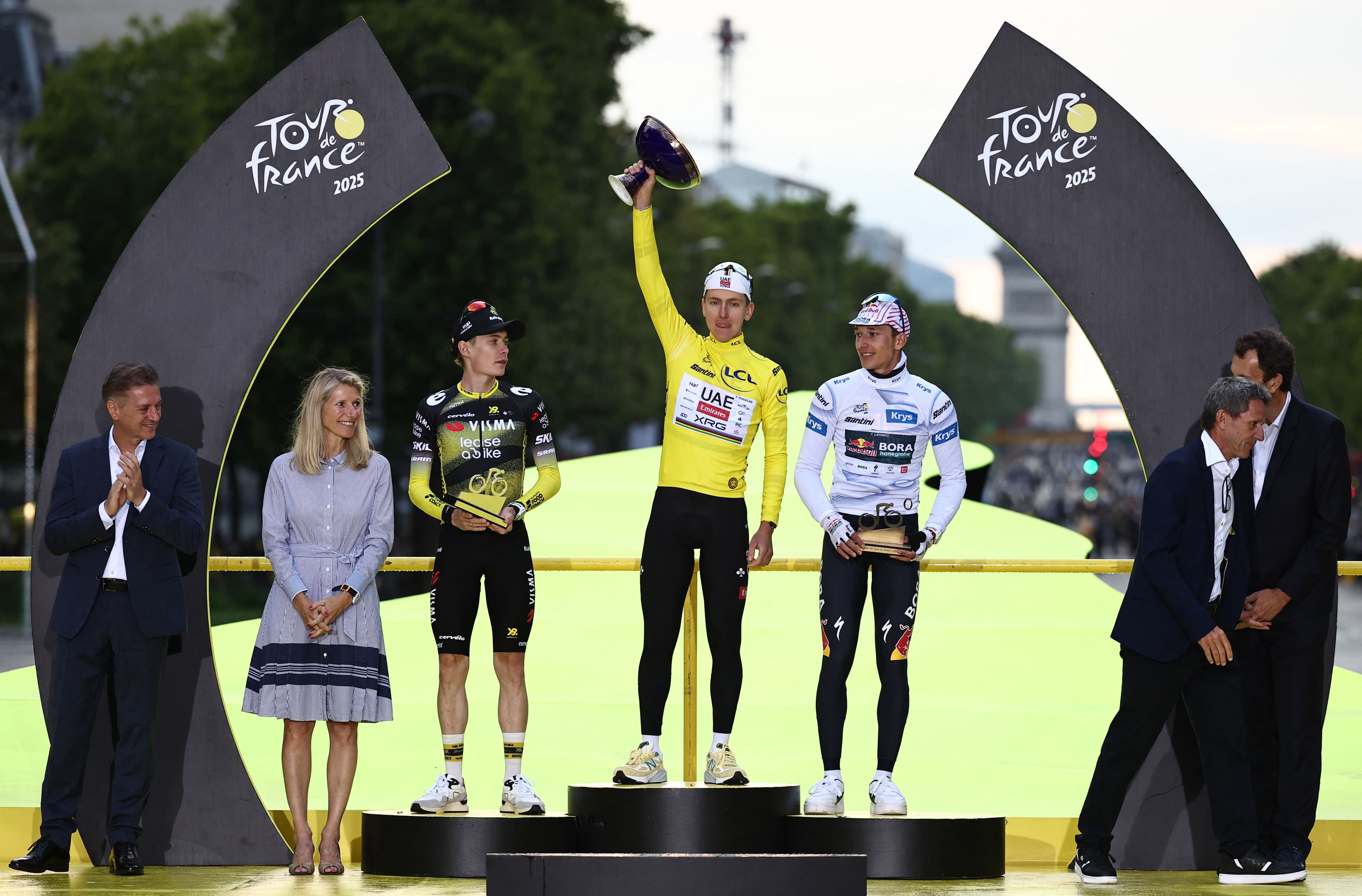 Tadej Pogačar wins his fourth Tour de France for UAE Team Emirates-XRG