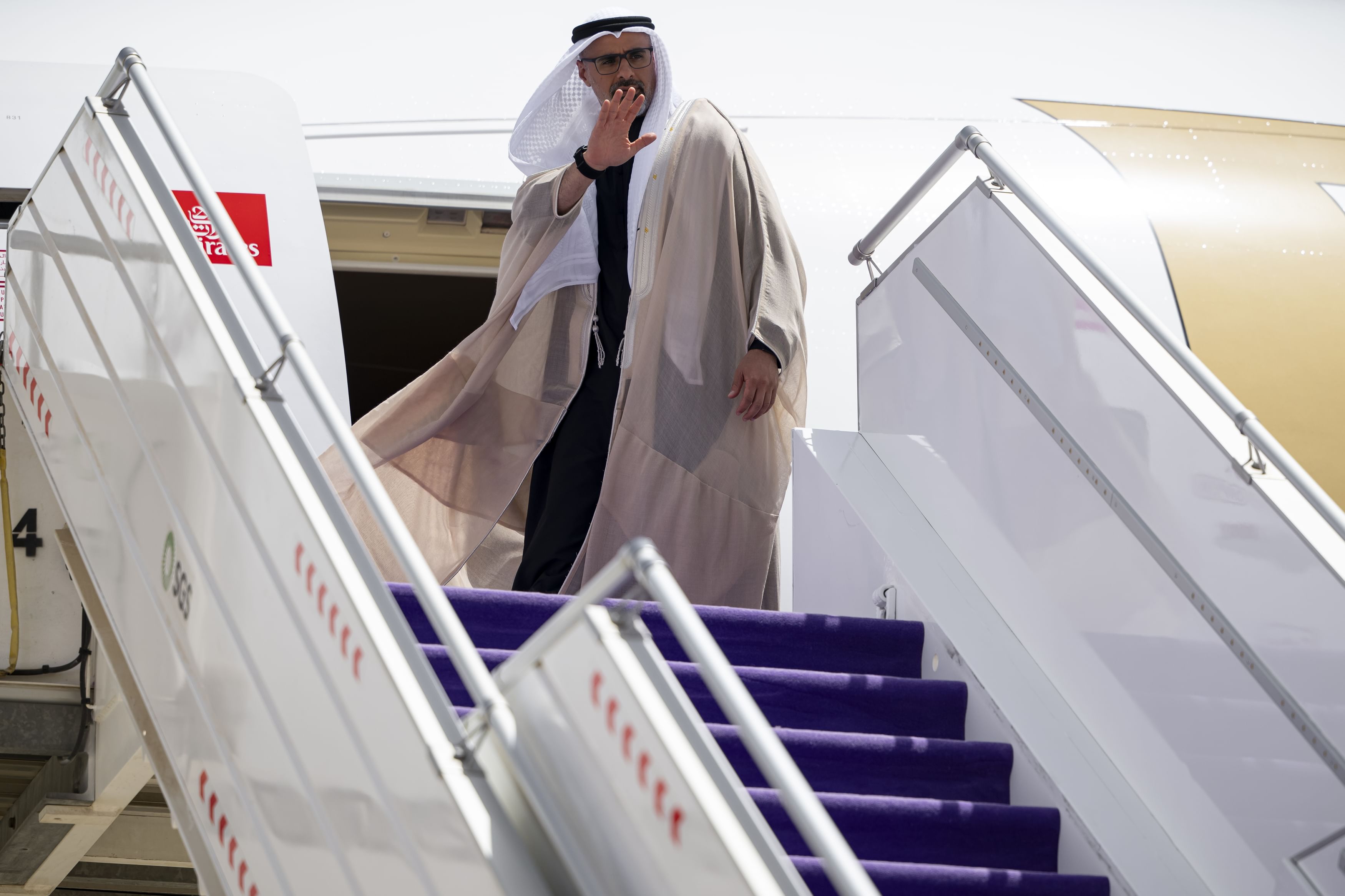 Crown Prince of Abu Dhabi departs from Riyadh after attending Gulf-US Summit 
