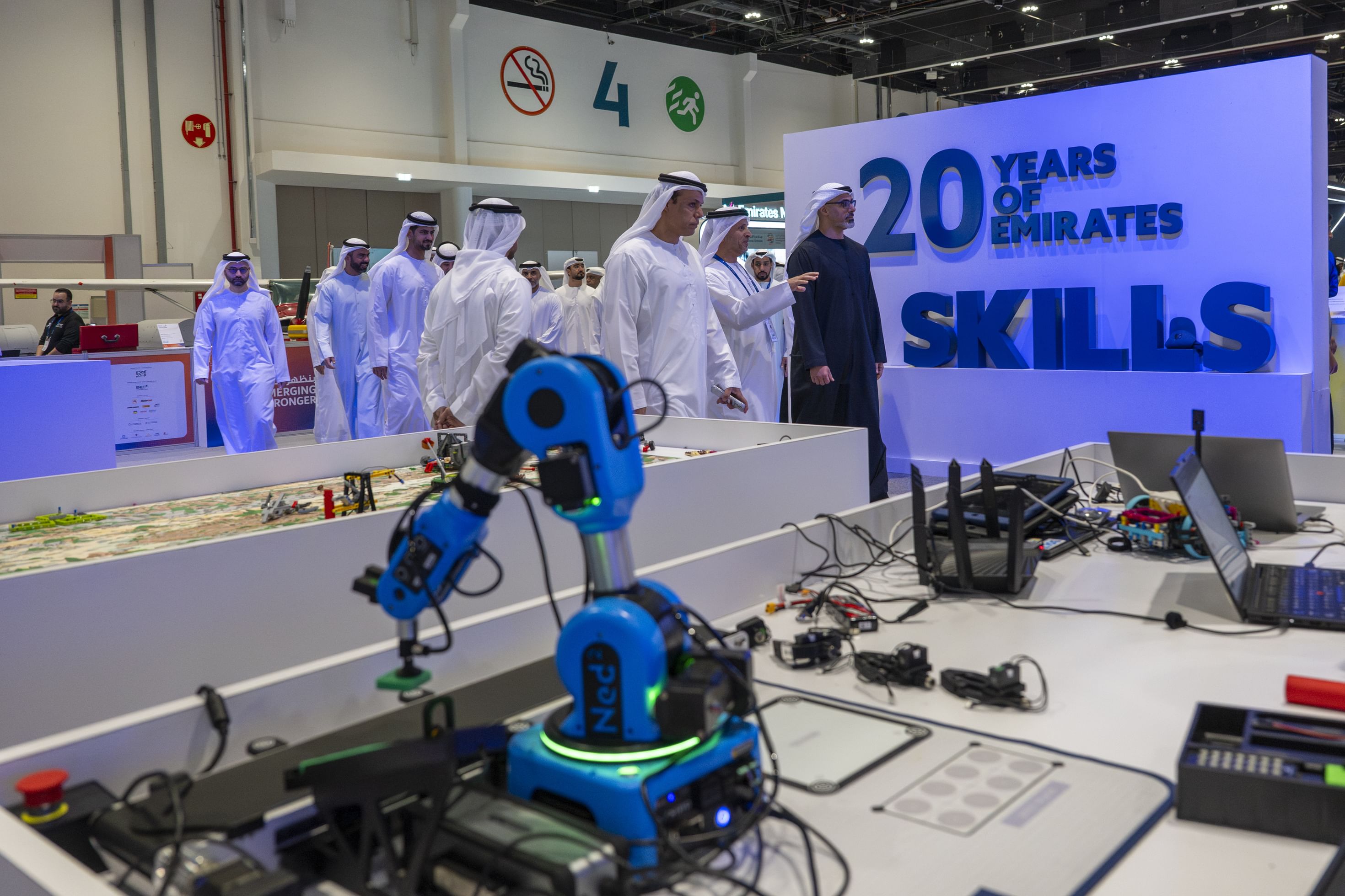 Khaled bin Mohamed bin Zayed attends 17th EmiratesSkills National Competition