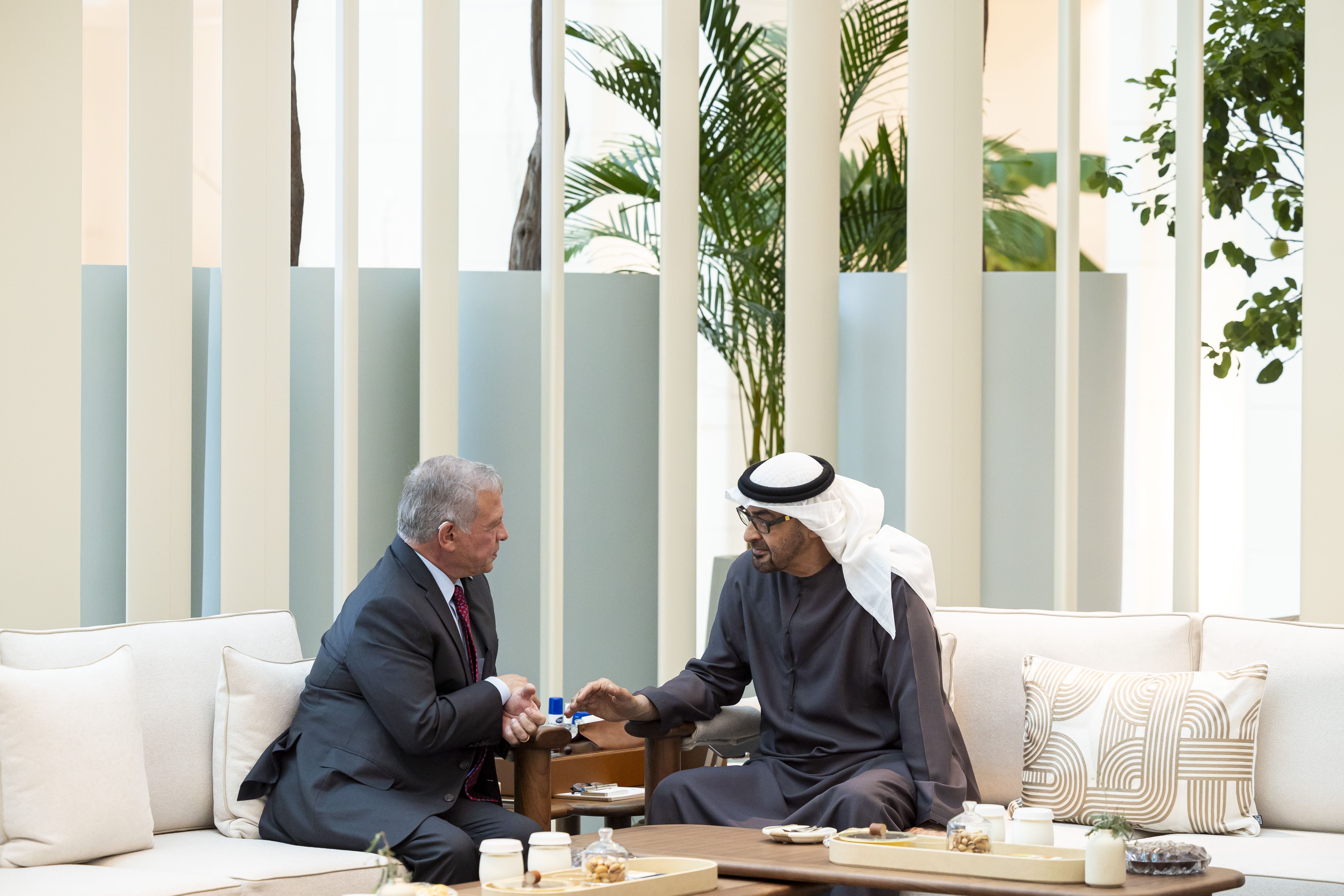 UAE President and King of Jordan discuss bilateral ties and regional developments in Abu Dhabi