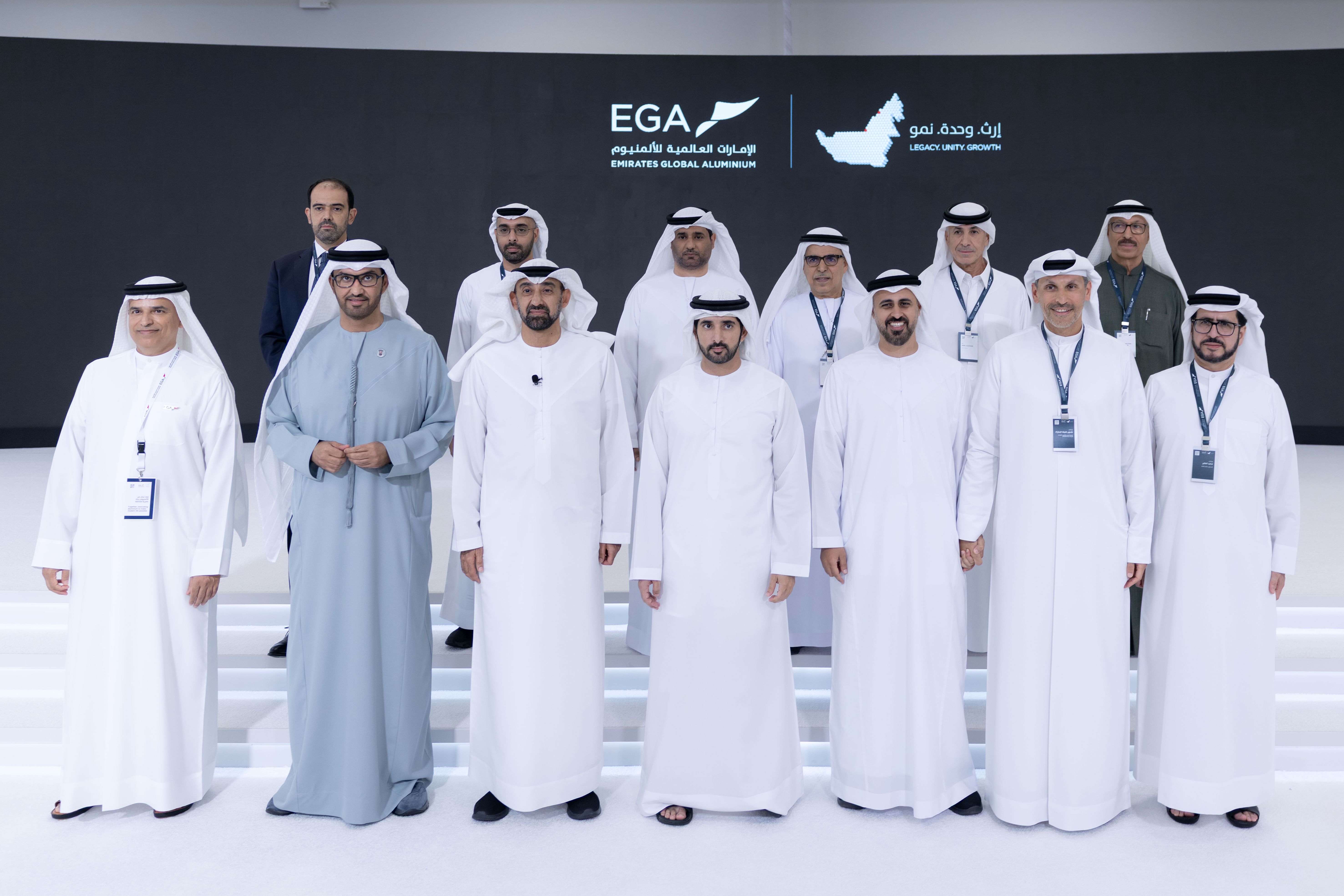 Hamdan bin Mohammed, Theyab bin Mohamed bin Zayed attend Emirates Global Aluminium’s 50th anniversary celebrations