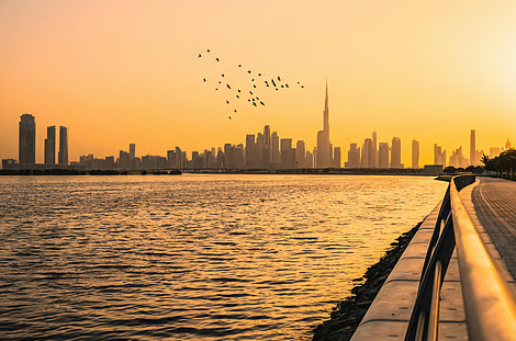 Hazy, dusty skies and scorching temperatures 