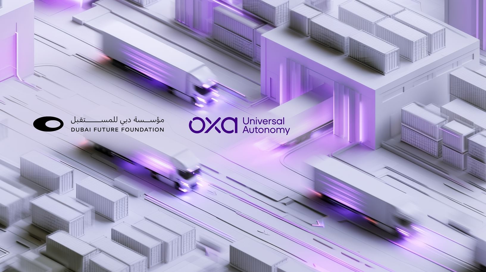 Dubai Future Foundation, Oxa launch Autonomous Logistics Future Lab