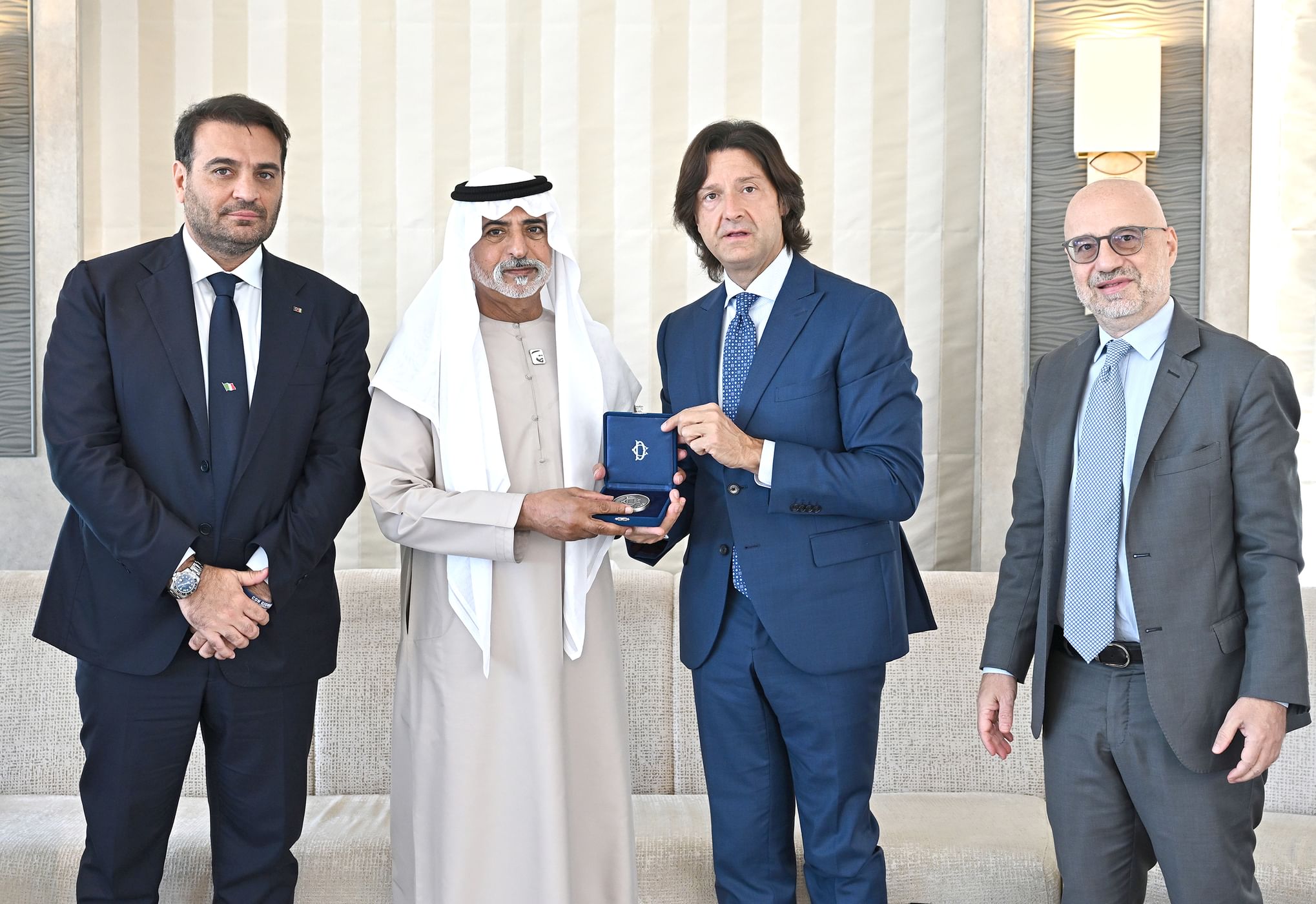 Nahyan bin Mubarak receives delegation from IPU’s Parliamentary Friendship Committee with Gulf State