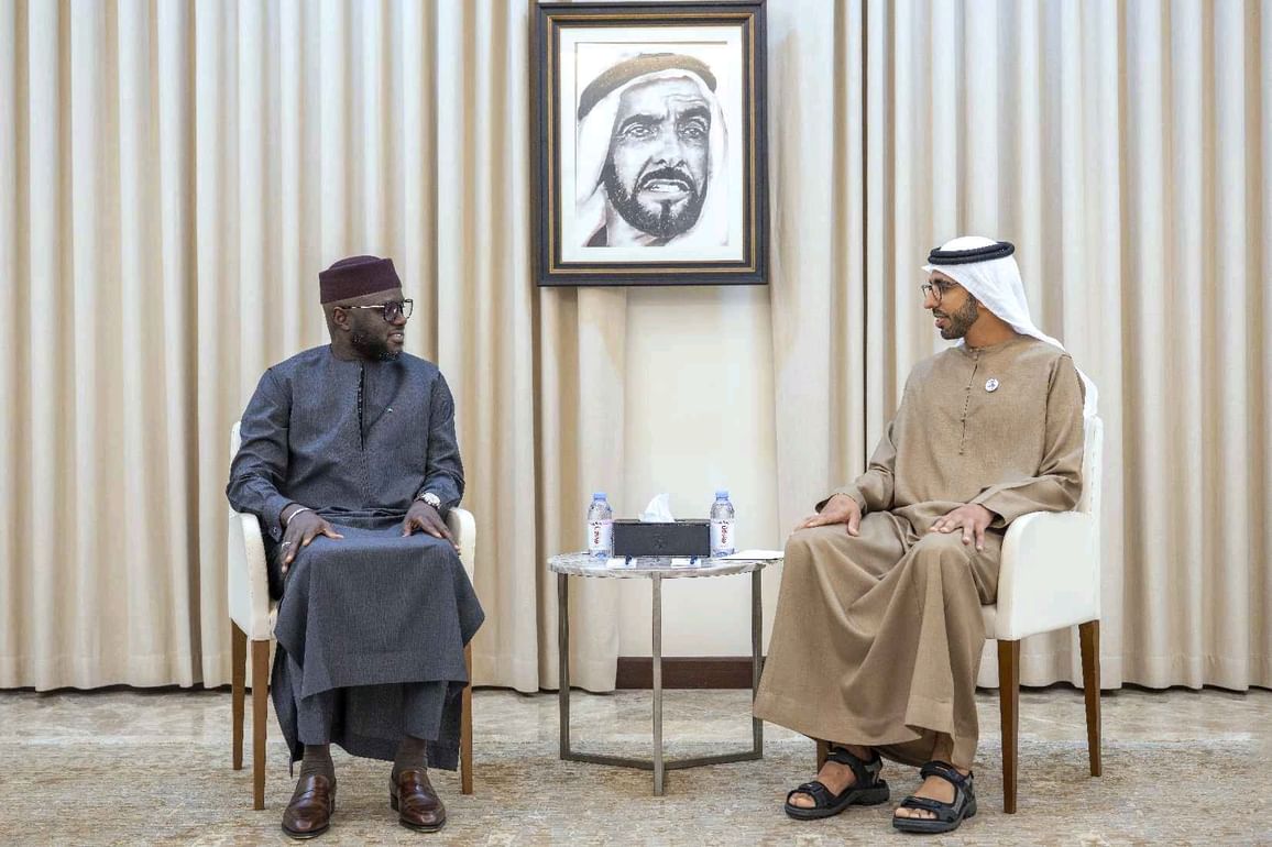 Shakhboot bin Nahyan Al Nahyan receives President of Senegal’s National Assembly